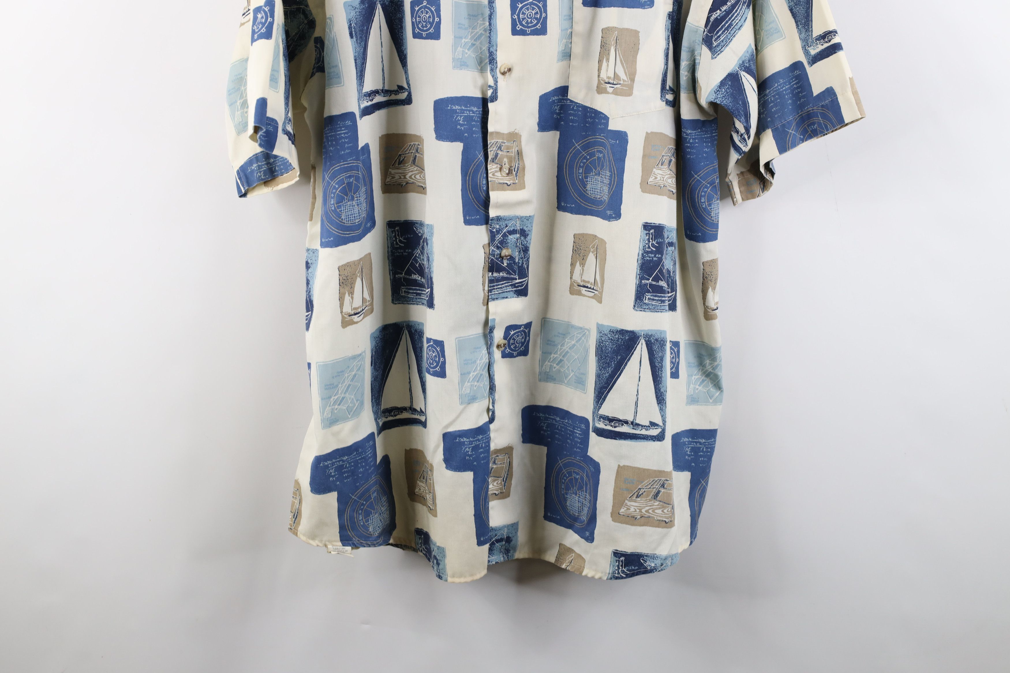 Vintage Vintage 90s Streetwear Print Short Sleeve Button Down Shirt Size US XL / EU 56 / 4 - 3 Thumbnail
