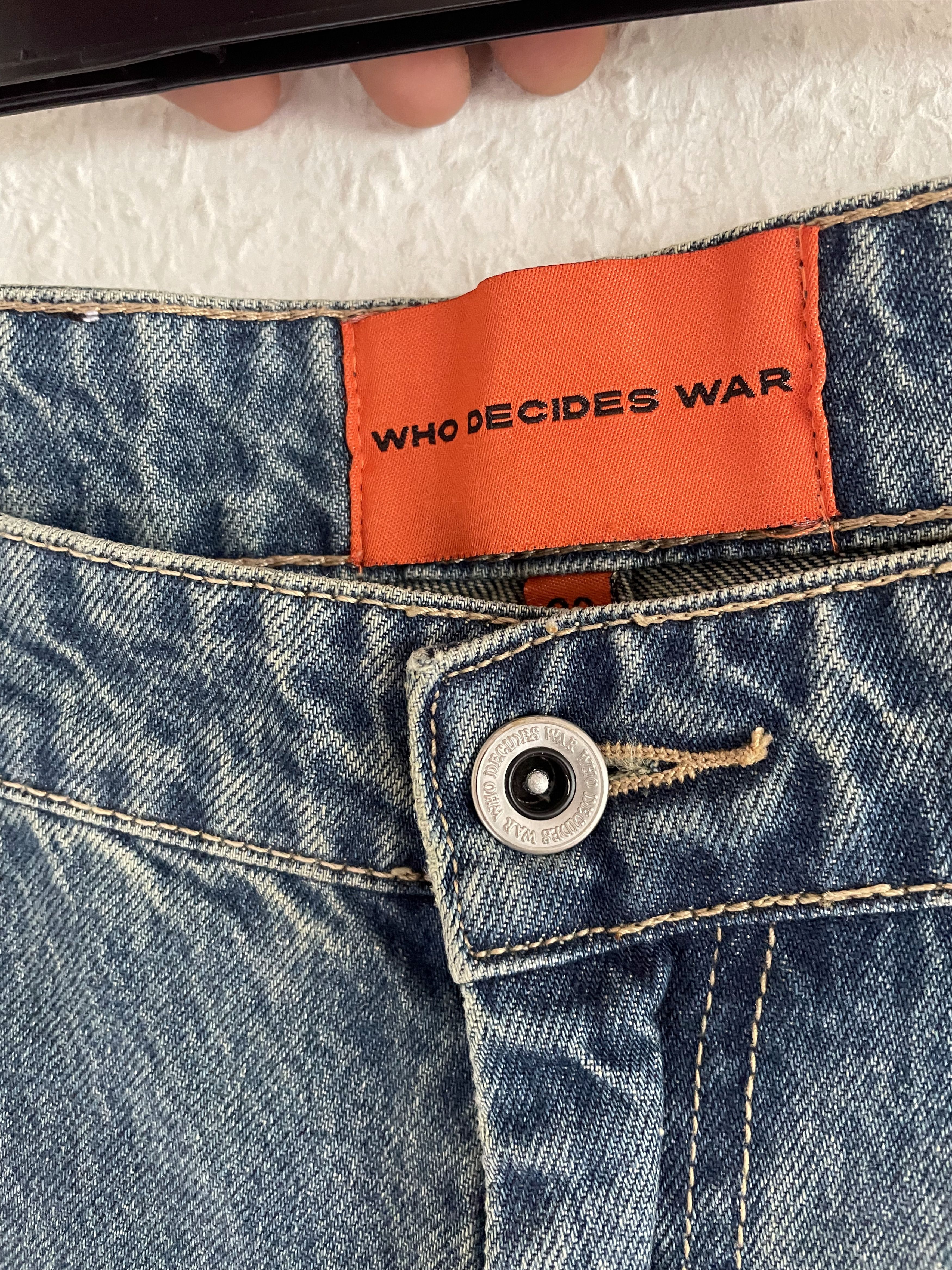 Who Decides War Arch Knee Cargo Jeans Size US 36 / EU 52 - 21 Thumbnail