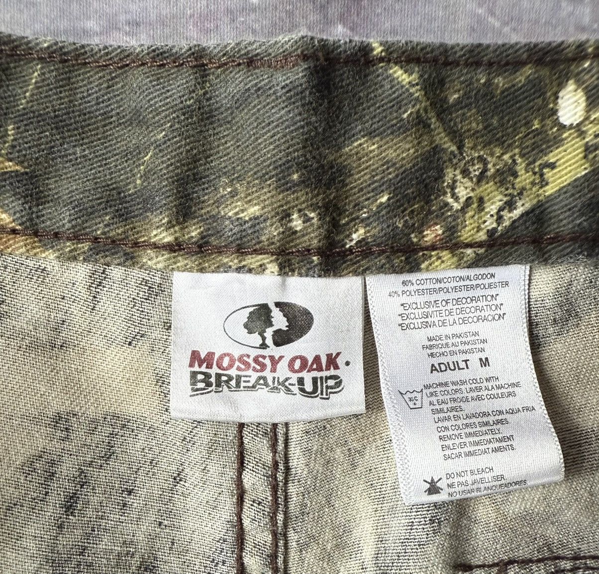 Mossy Oaks Vintage Mossy Oaks Camo Cargo Pants (33X30) Size US 30 / EU 46 - 6 Thumbnail