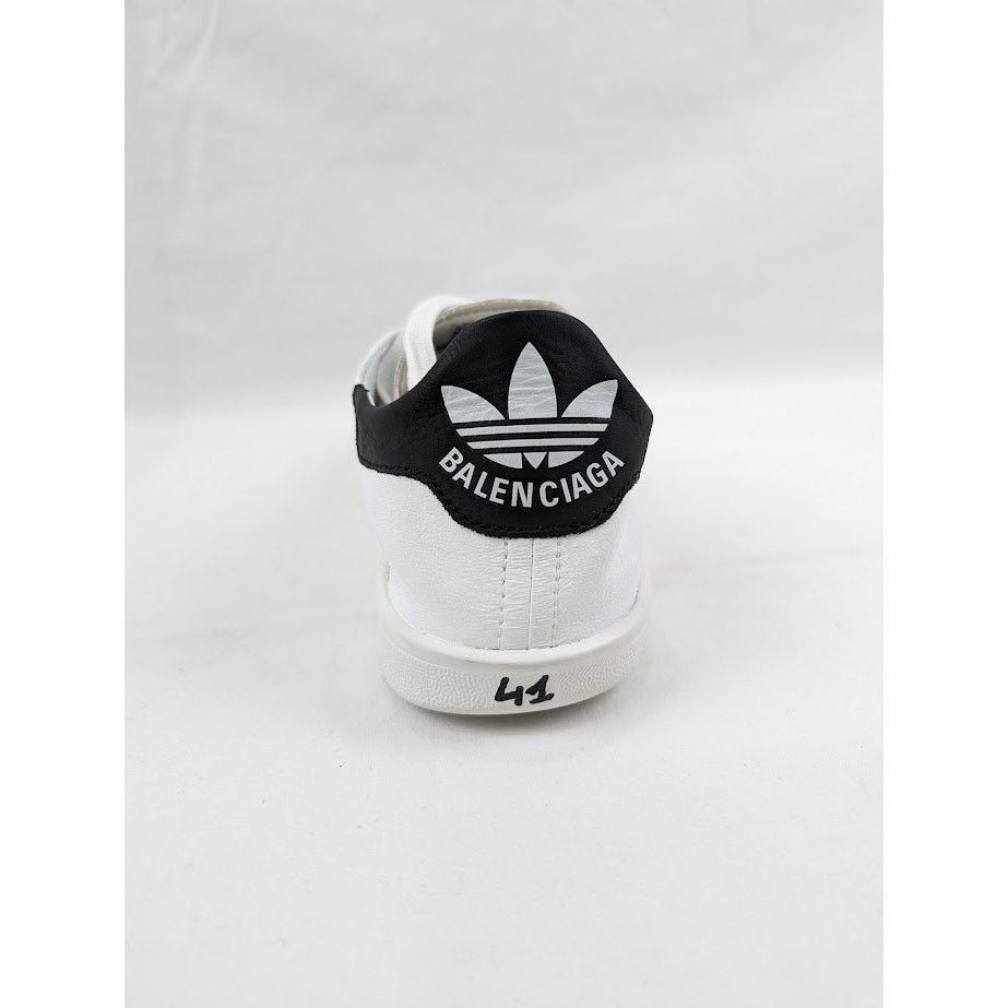 Adidas × Balenciaga o1rshd1 Stan Smith Low-Top Sneakers in Black/White Size US 8 / EU 41 - 10 Thumbnail