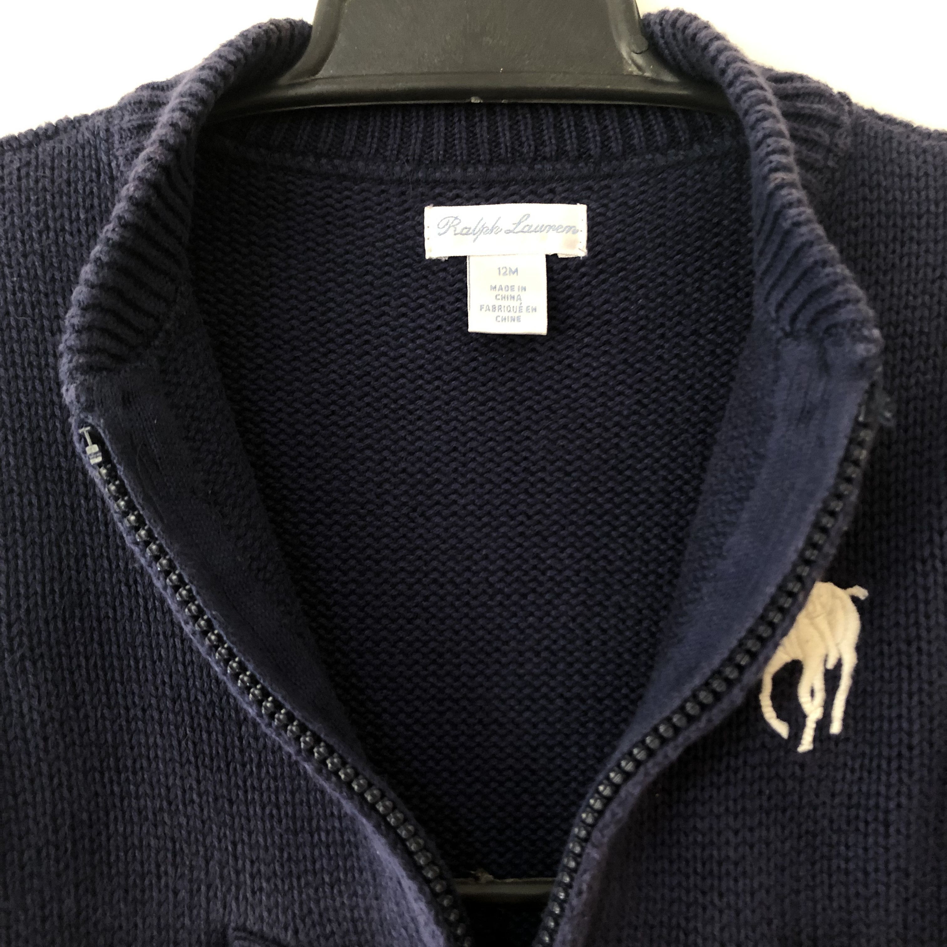 Ralph Lauren Ralph Lauren Cotton Full-Zip Jumper Baby Size 12M Size US XXS / EU 40 - 11 Thumbnail