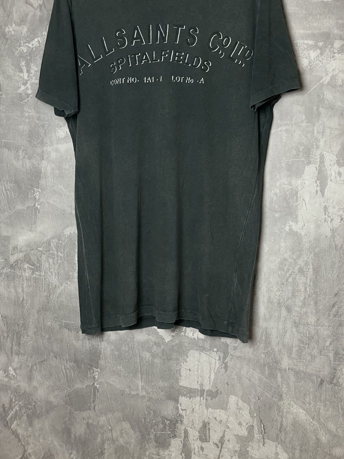 Allsaints × Vintage Allsaints big logo black t-shirt avant garde Size US L / EU 52-54 / 3 - 5 Thumbnail