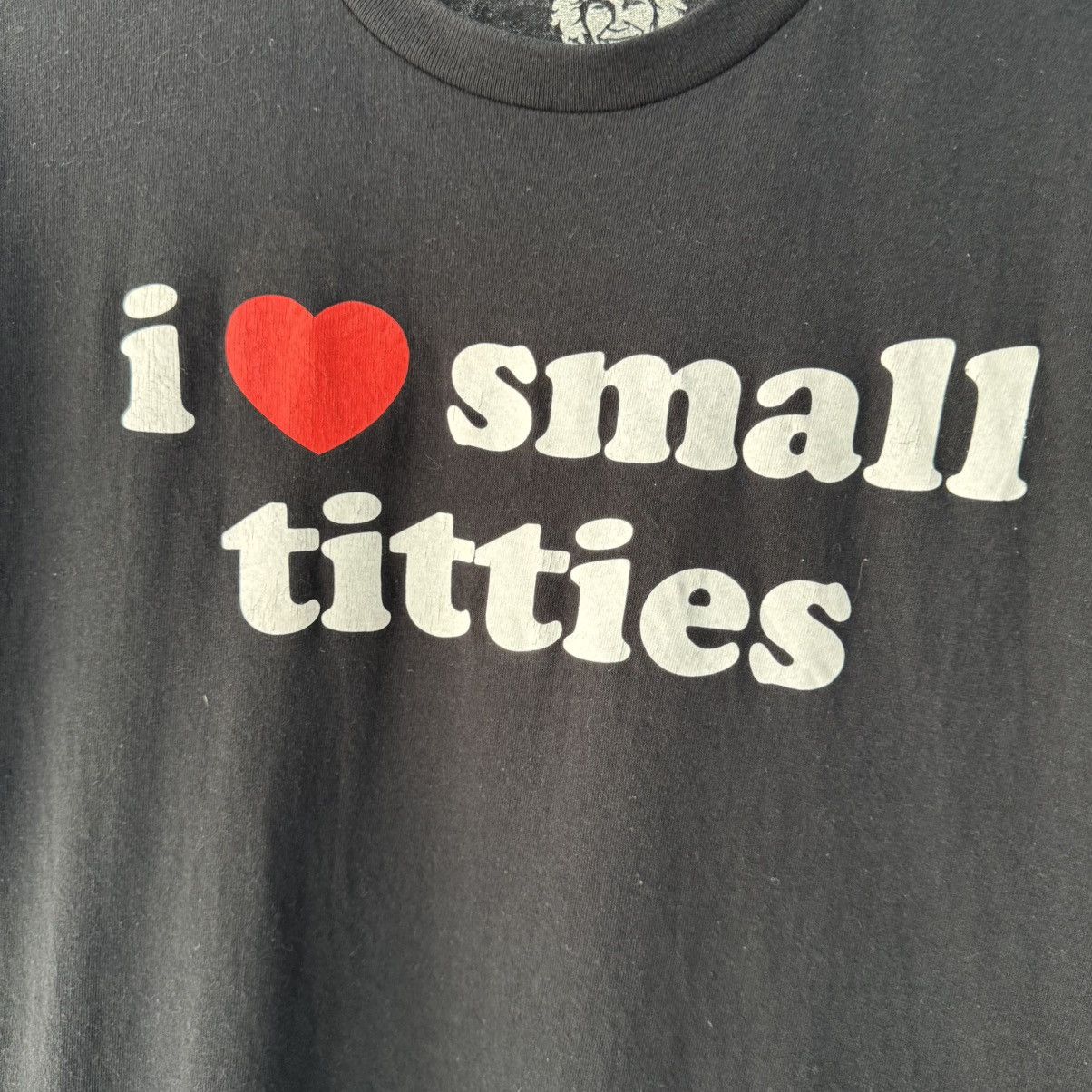 Vintage I Love Small Titties Tee Size US L / EU 52-54 / 3 - 3 Thumbnail