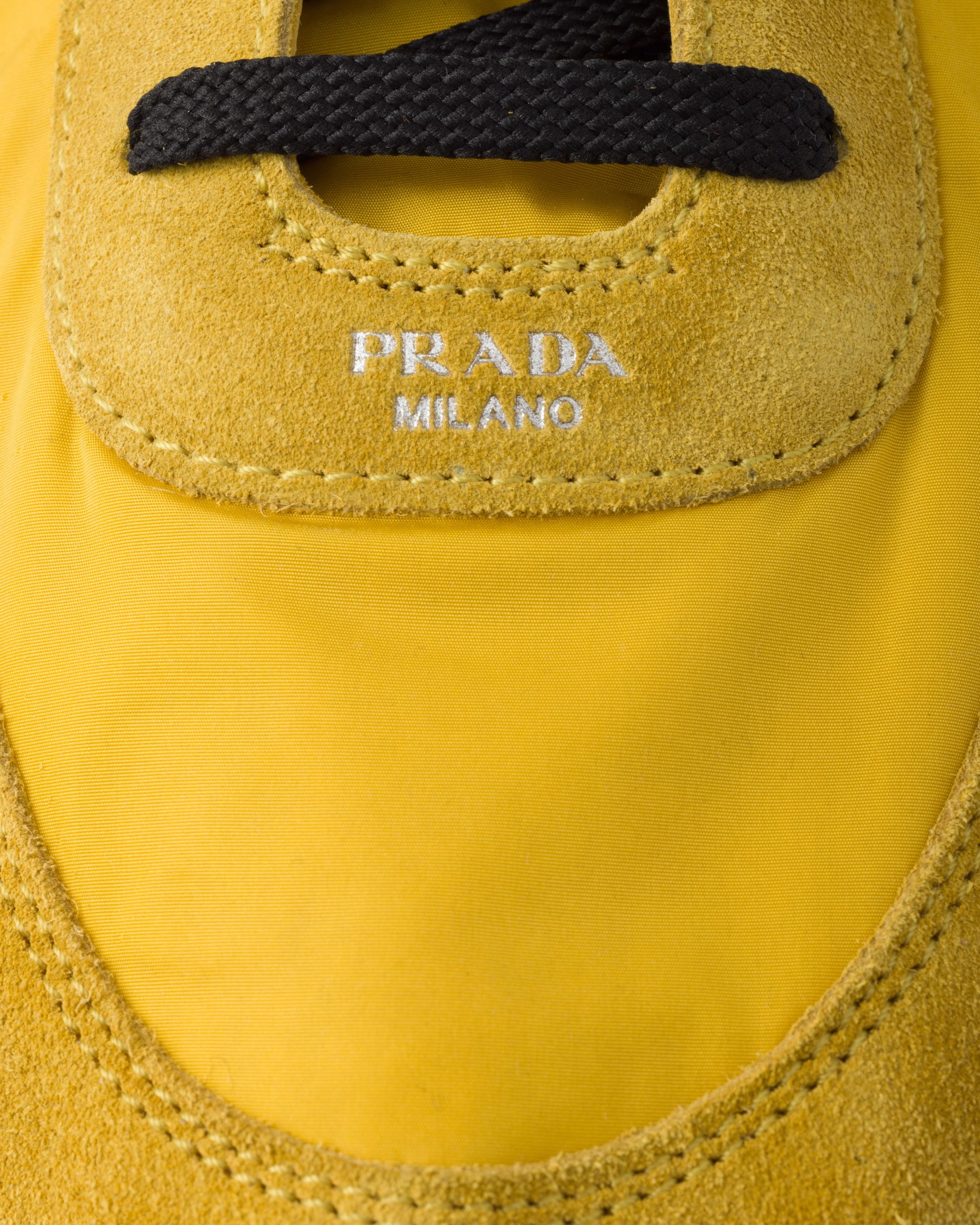 Prada o1mt1gz0226 Collapse Re-Nylon Suede Eelasticized Sneakers Size US 7 / EU 40 - 6 Thumbnail