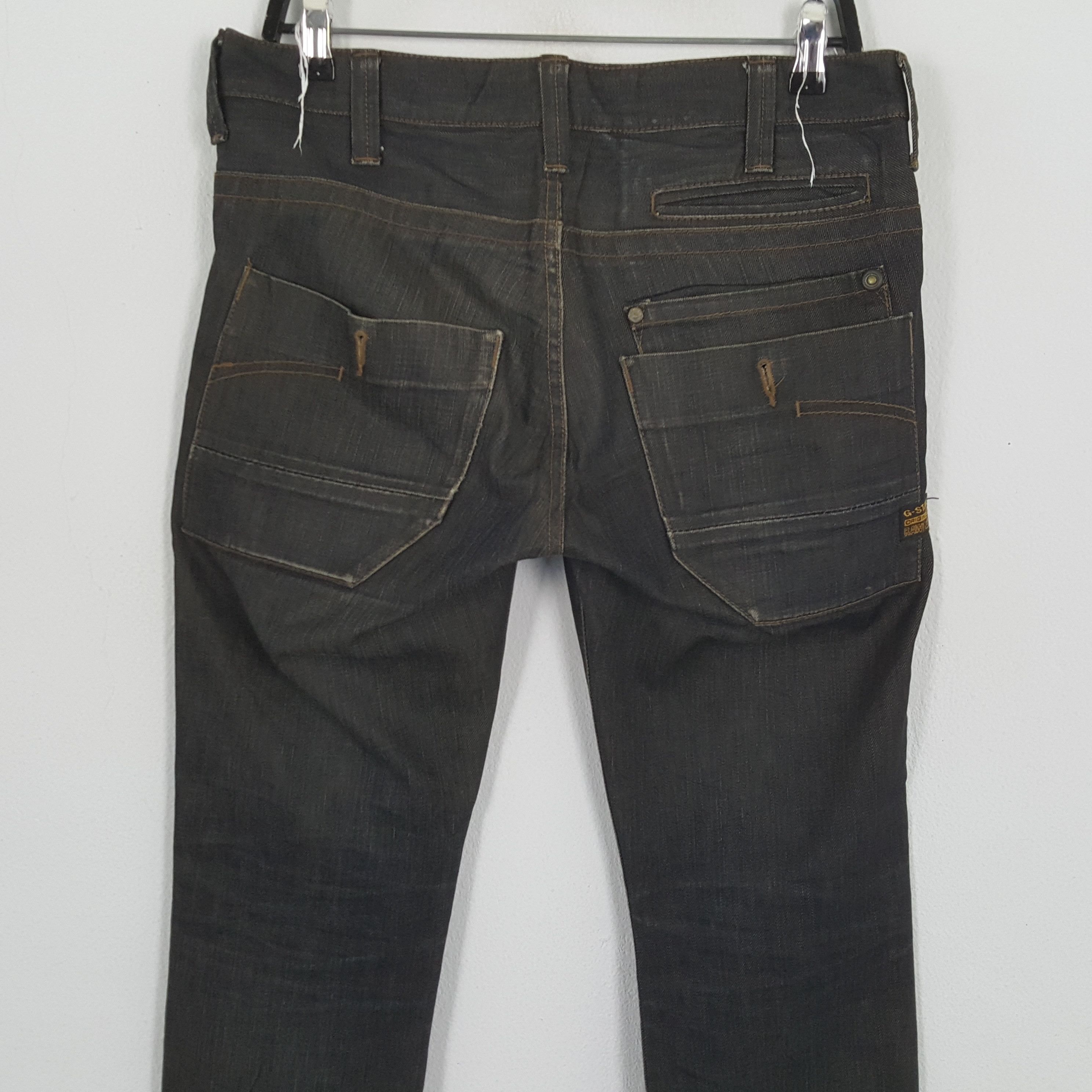 G-Star × Vintage G-STAR RAW Rare Design Fashion Style Jeans Size US 32 / EU 48 - 5 Thumbnail