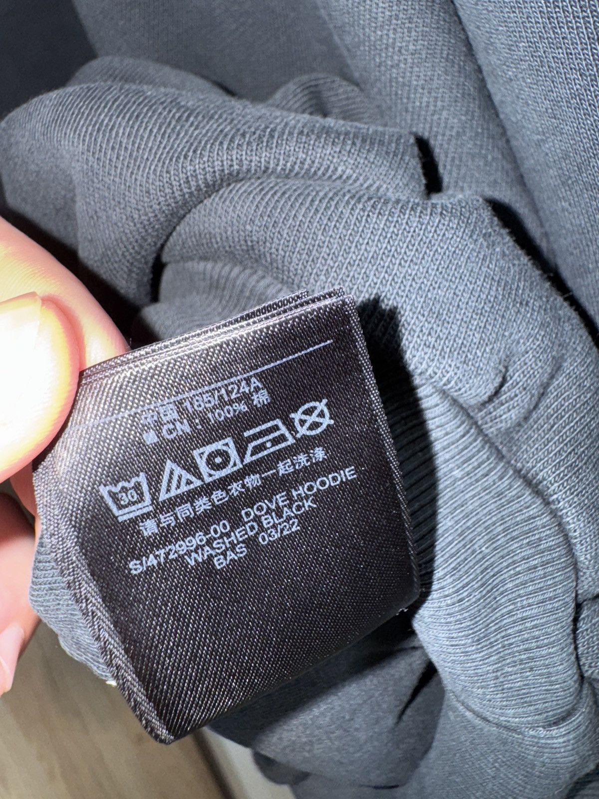 Balenciaga × Gap × Yeezy Yeezy x Gap Engineered by Balenciaga Dove Hoodie Black 🇺🇸 Size US XXL / EU 58 / 5 - 6 Thumbnail
