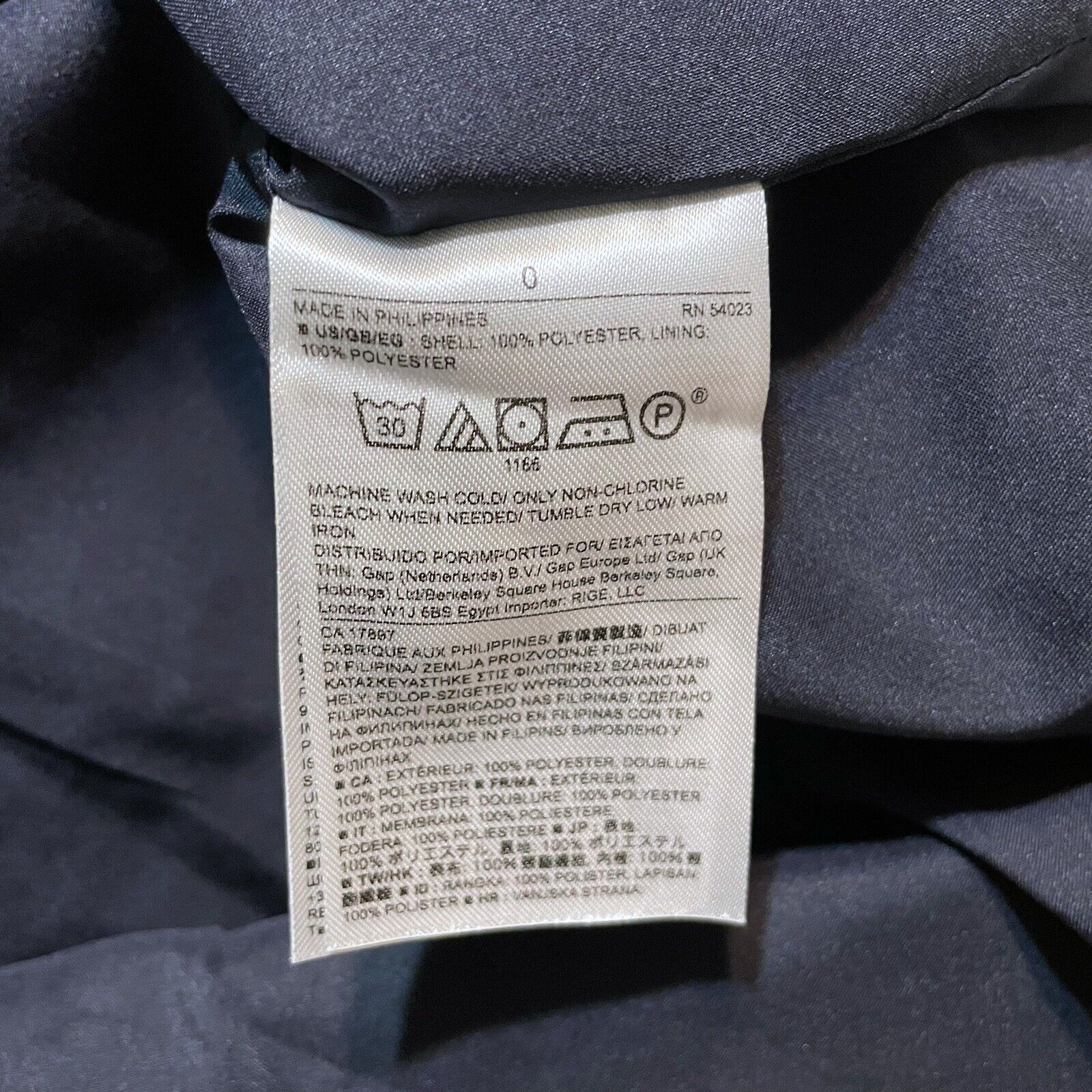 Banana Republic Banana Republic Women's Skirt Navy Camo Wrap Layered Size 0 Size 25" / US 0 / IT 36 - 4 Thumbnail