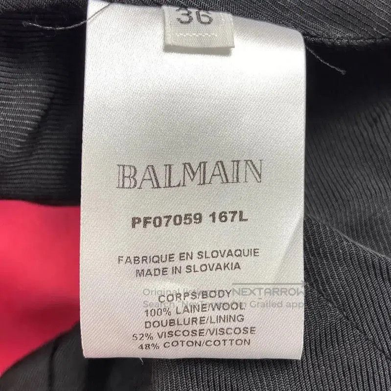 Balmain Balmain Women's Fuchsia Cotton Jacket . Size S / US 4 / IT 40 - 5 Thumbnail