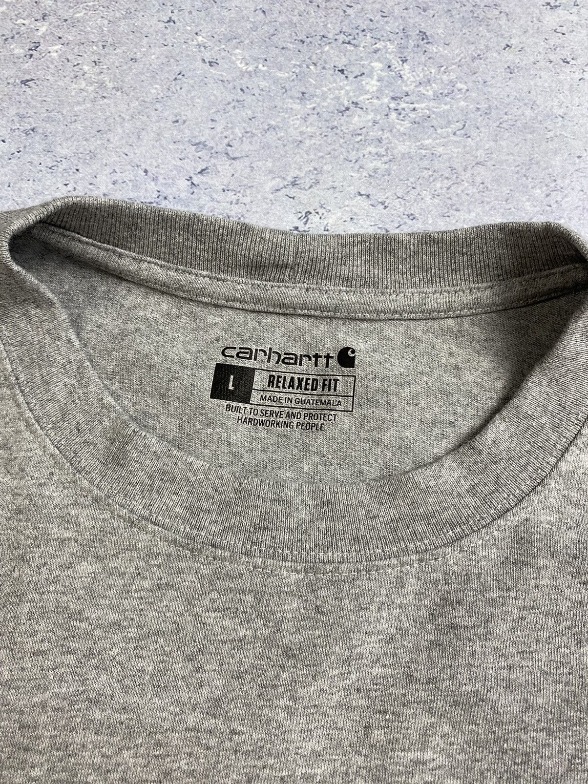 Carhartt × Carhartt Wip Carhartt Men’s Grey Sweatshirt with big logo Size US L / EU 52-54 / 3 - 13 Thumbnail