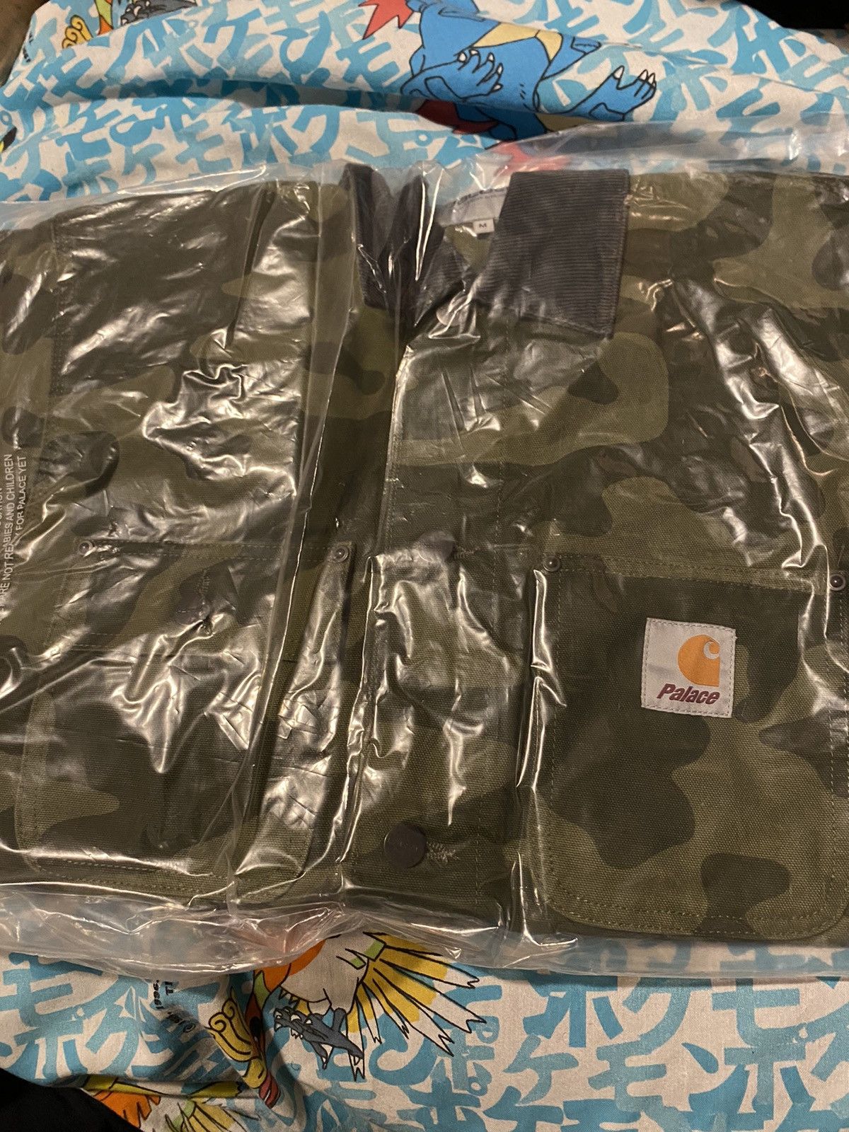 Palace Carhartt WIP Michigan Coat Dollar Green Camo Medium