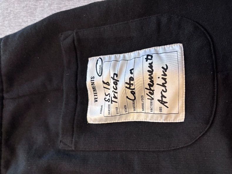 Vetements Vetements SizeS Black Knitted Long Pants Sports Pants SS18 Size US 30 / EU 46 - 3 Thumbnail