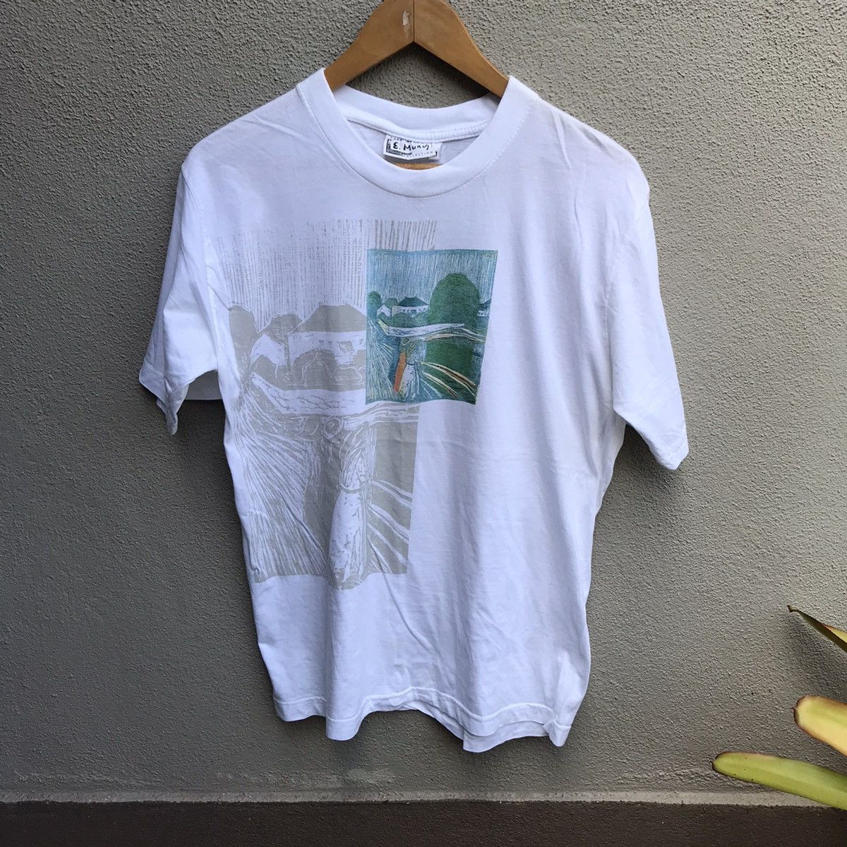 Arts & Science Vintage EDVARD MUNCH art tee the girls on bridge Size US M / EU 48-50 / 2 - 1 Thumbnail