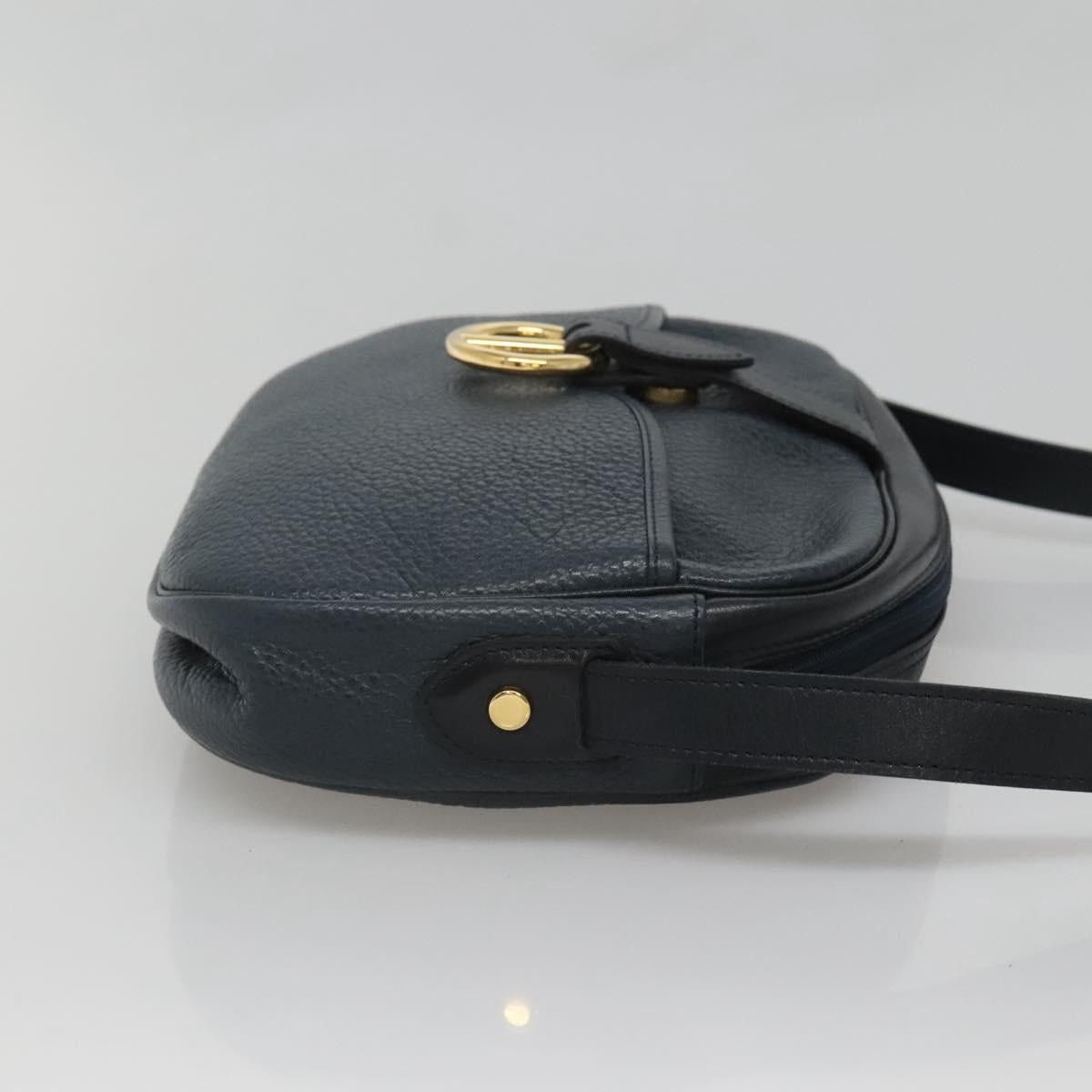 Dior DIOR Shoulder Bag Leather Navy Gold Size ONE SIZE - 4 Thumbnail