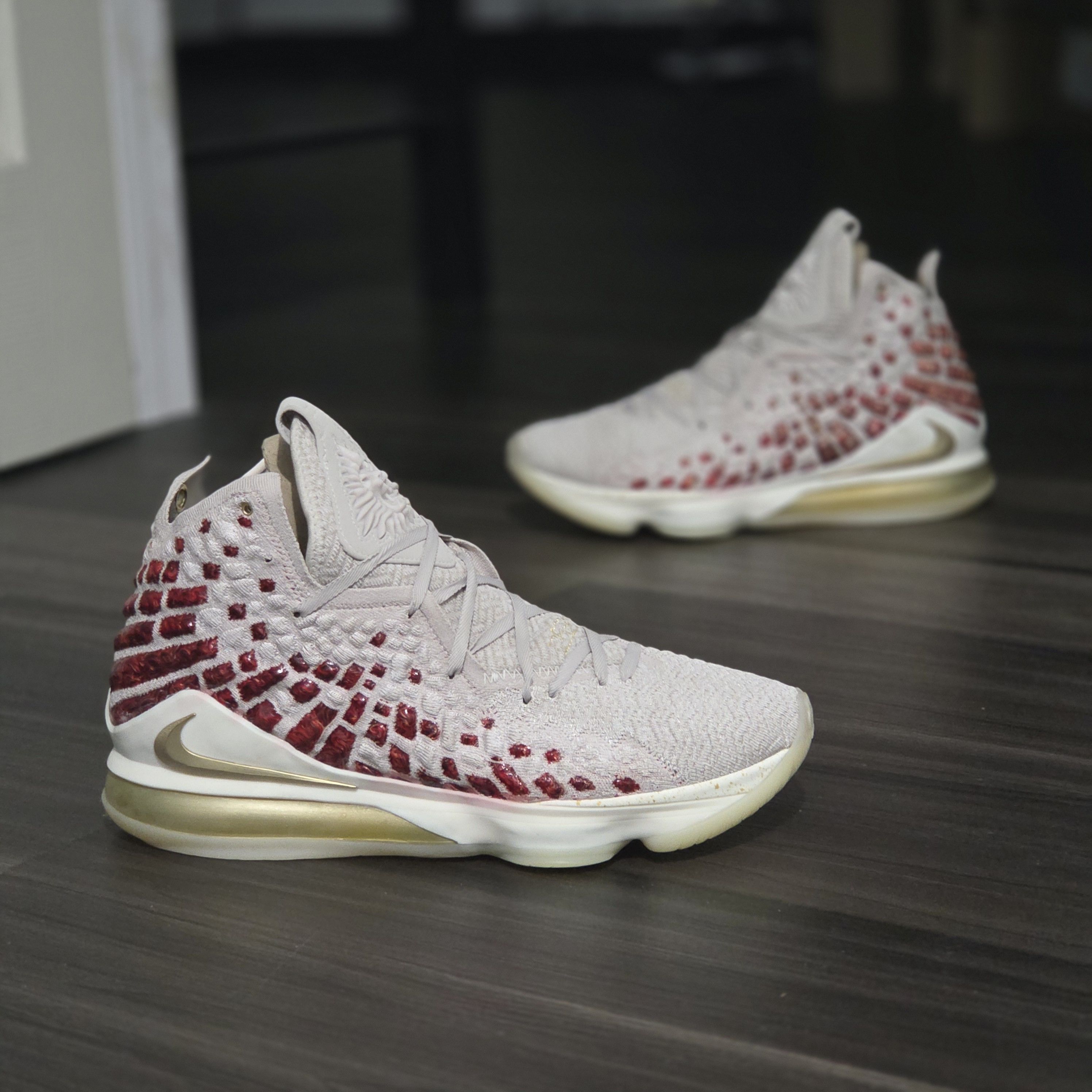Nike New Nike LeBron XVII 17 PRM "Harlem Fashion Row” Men’ 11,5 Size US 11.5 / EU 44-45 - 6 Thumbnail