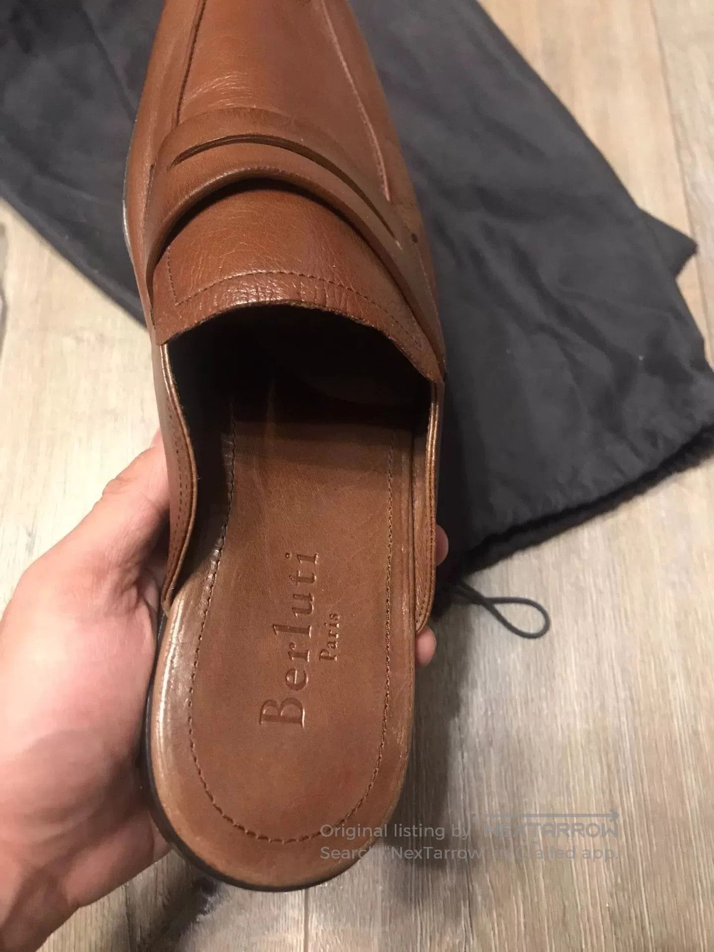 Berluti Berluti Brown Leather Mules. Size US 10 / EU 43 - 5 Thumbnail