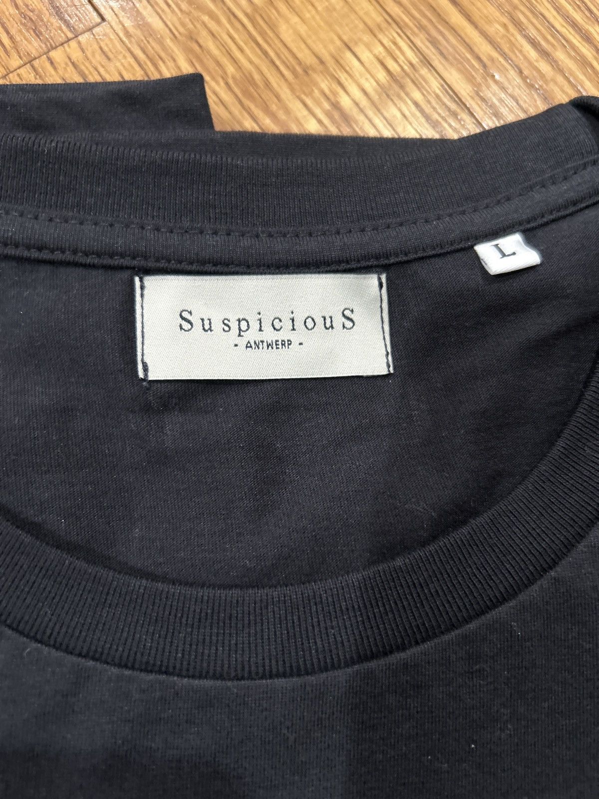 Suspicious Antwerp Suspicious Antwerp Longitude and Latitude Black T-Shirt New Size US L / EU 52-54 / 3 - 2 Thumbnail