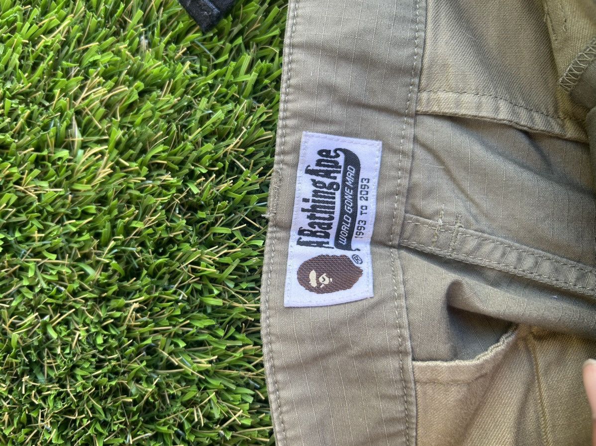Bape BAPE Green Cargo Work Pants Size US 30 / EU 46 - 3 Thumbnail