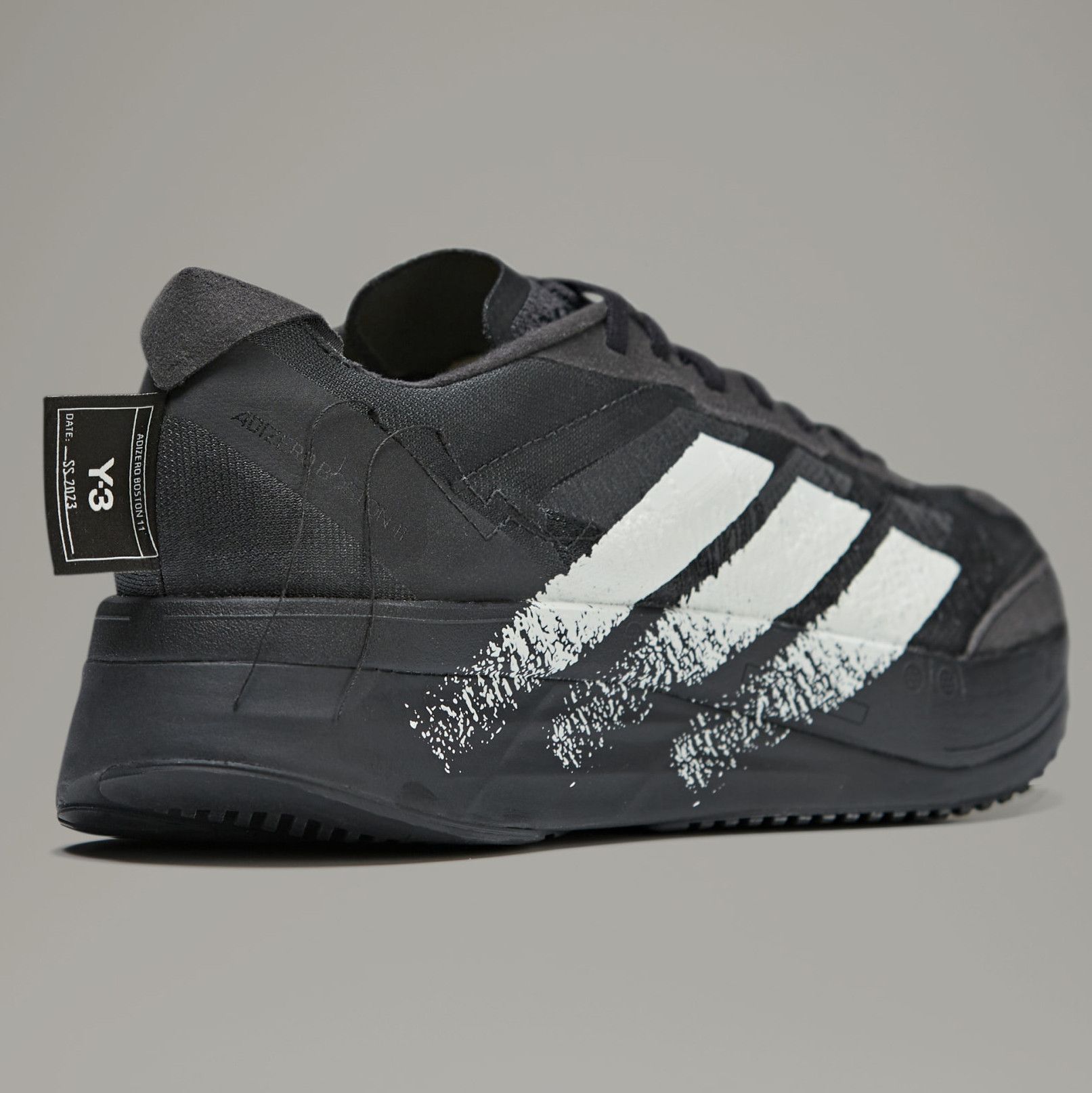 Y-3 12.5 Adidas Y-3 Boston 11 Black White IE9395 Sneakers Size US 12.5 / EU 45-46 - 6 Thumbnail