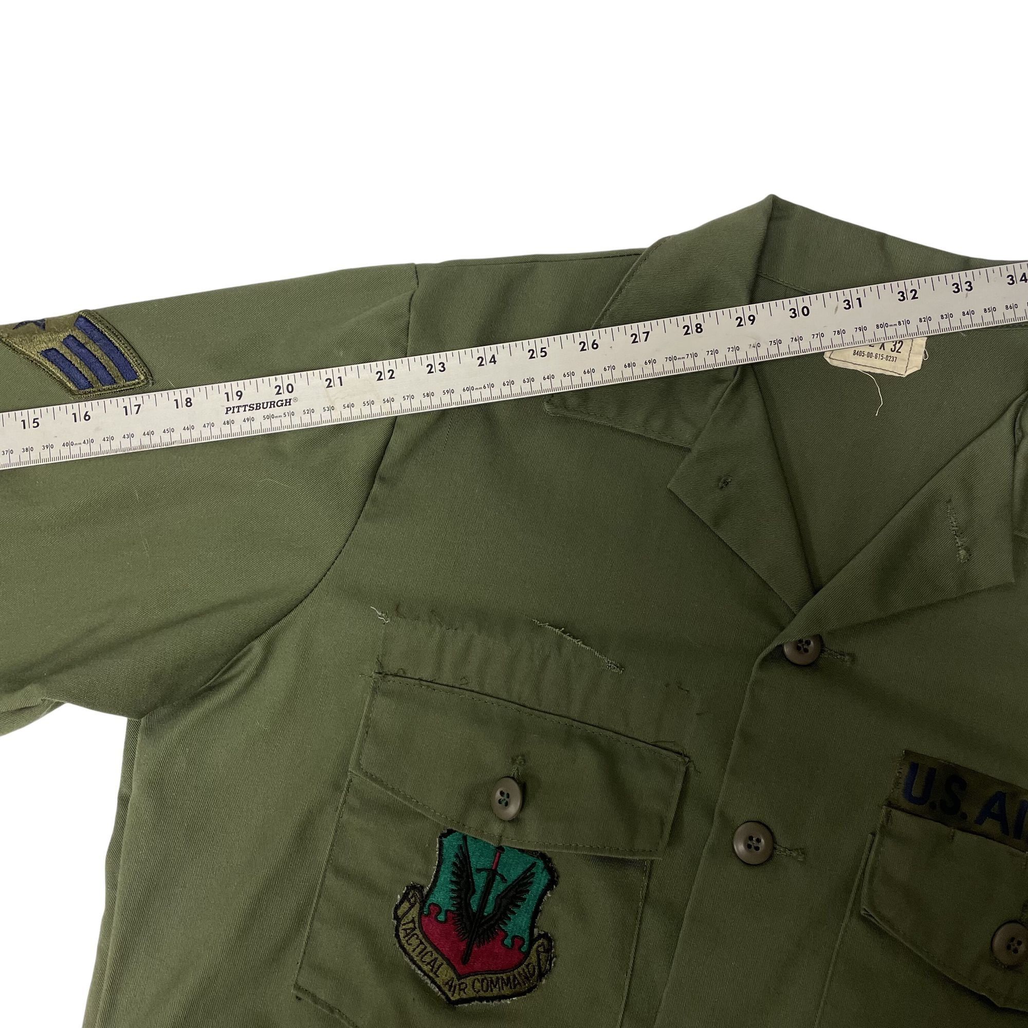 Other Vtg Selma TACTICAL AIR Command US Air Force Military Shirt Size US XL / EU 56 / 4 - 9 Thumbnail
