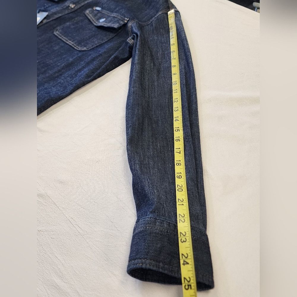 Chaps Chaps Men's Dark Denim Button Front L/S Soft Shell shirt Size US M / EU 48-50 / 2 - 9 Thumbnail