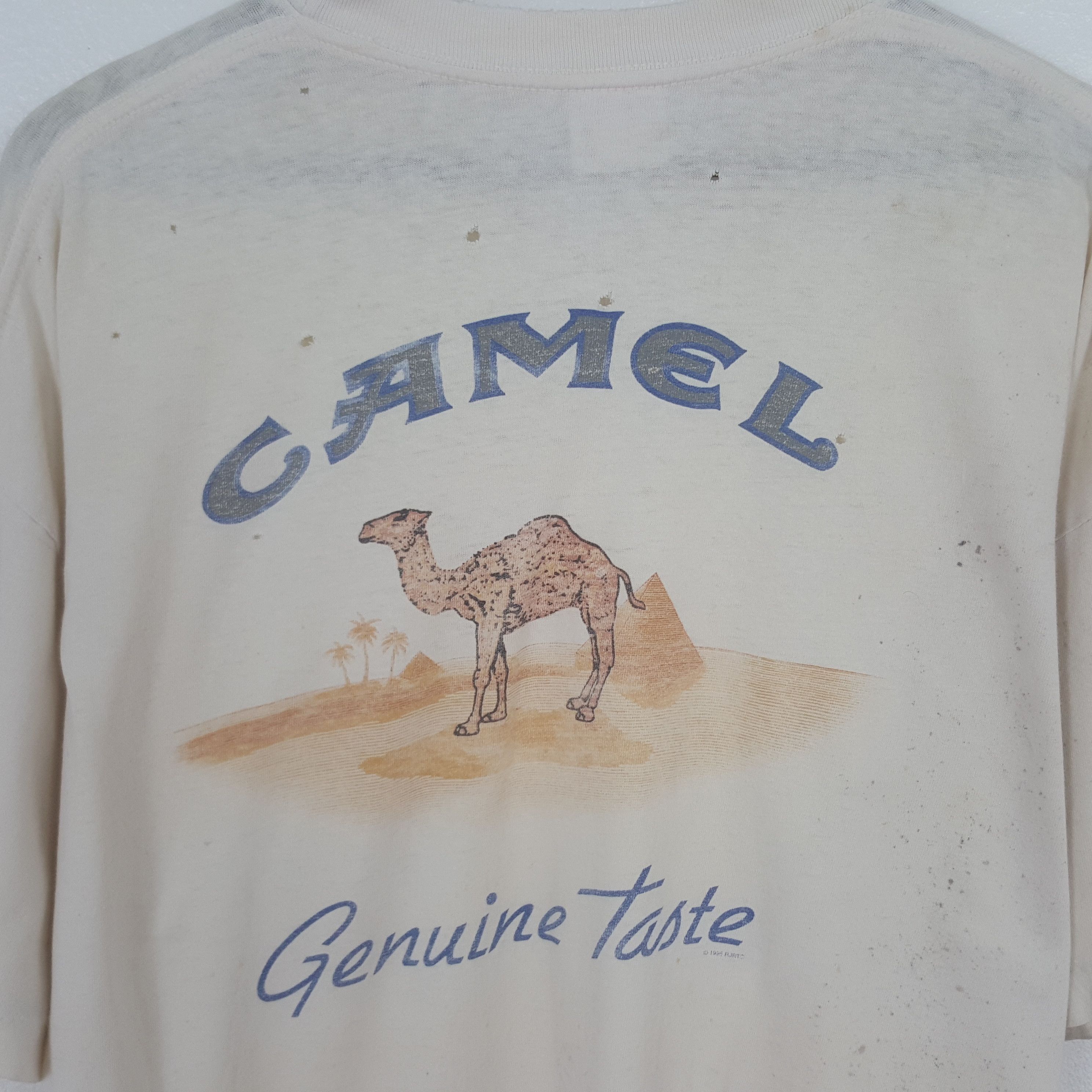 Camel Vintage Camel Single Pocket Tshirt Size US XXL / EU 58 / 5 - 2 Thumbnail