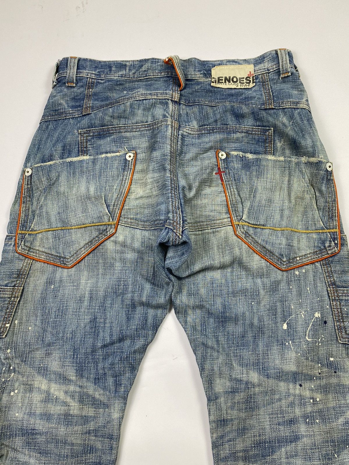 If Six Was Nine × Japanese Brand × Le Grande Bleu (L.G.B.) japanese brand genoeae cargos jeans pant Size US 32 / EU 48 - 7 Thumbnail