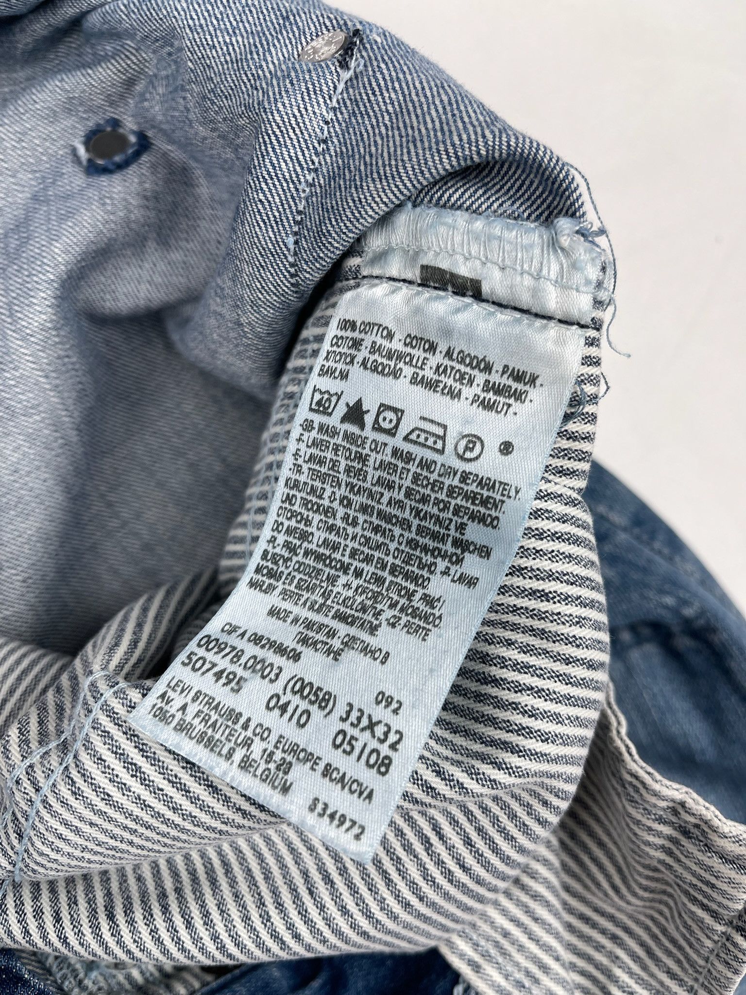 Levi's Vintage Levi’s engineer jeans denim actual size 36 Size US 36 / EU 52 - 7 Thumbnail