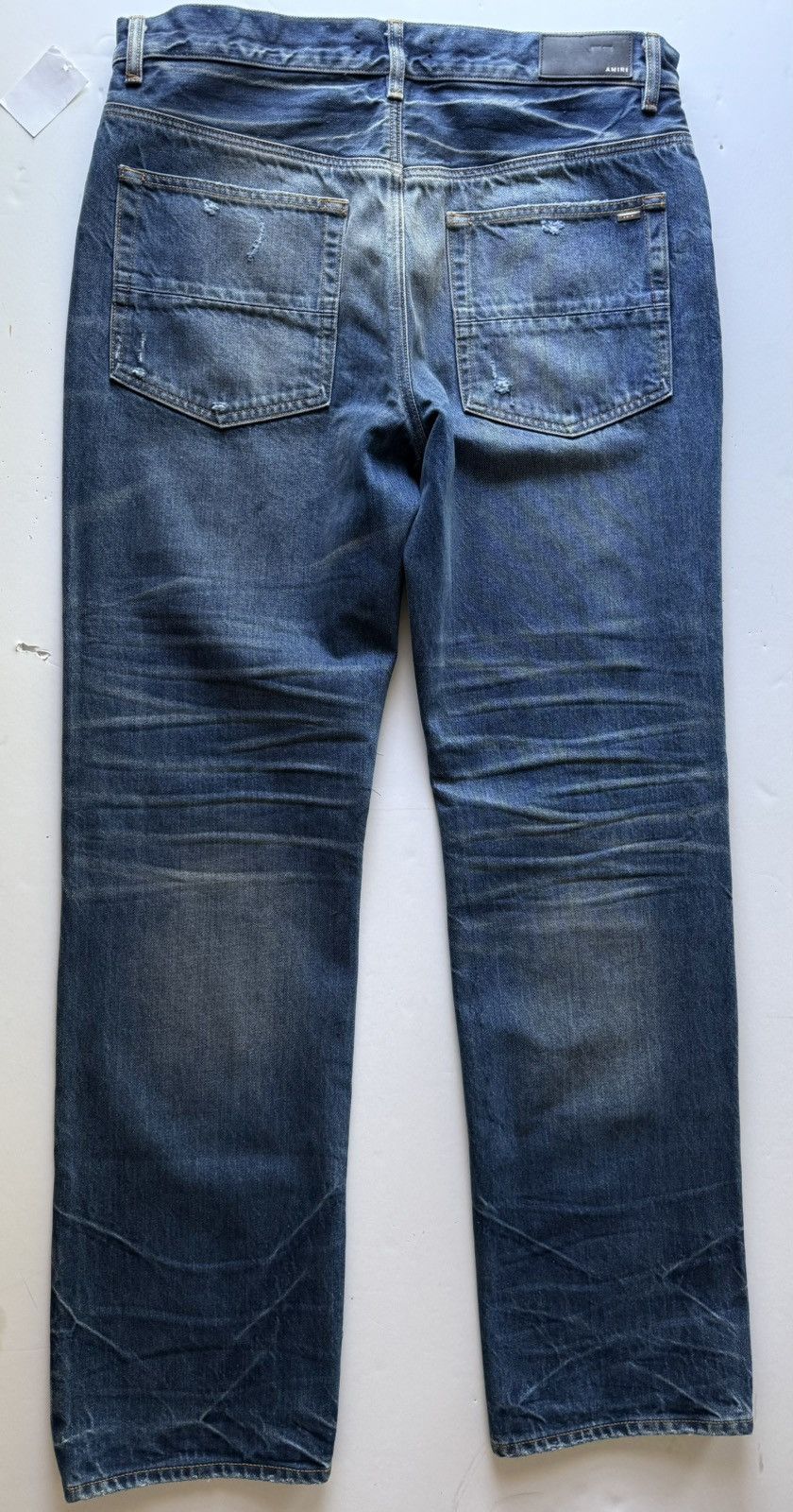 Amiri AMIRI Fractured Straight Jean Size US 34 / EU 50 - 6 Thumbnail