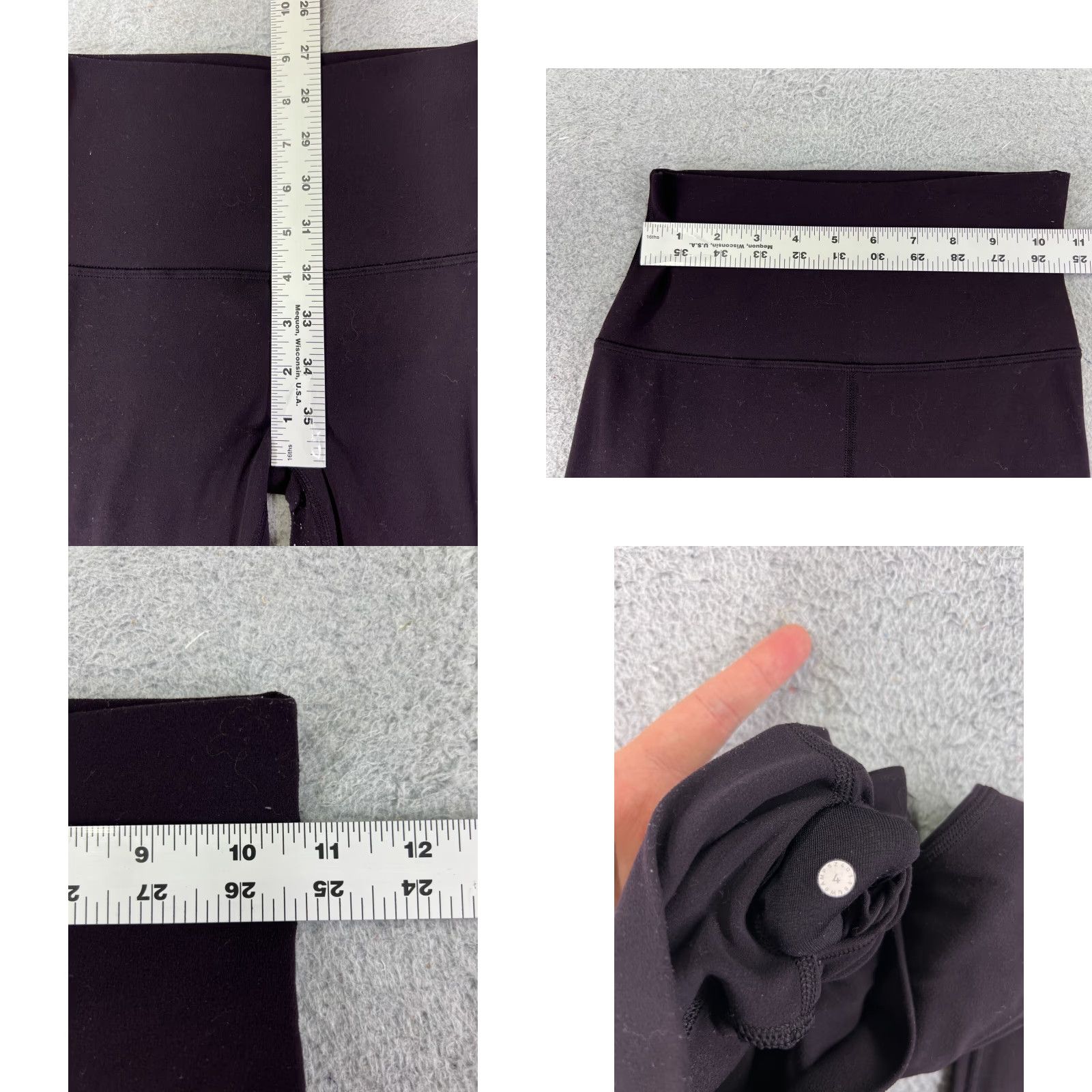 Lululemon Lululemon Womens Leggings Cropped 4 Purple Yoga Align 21" Nulu Activewear Size 27" / US 4 / IT 40 - 8 Thumbnail