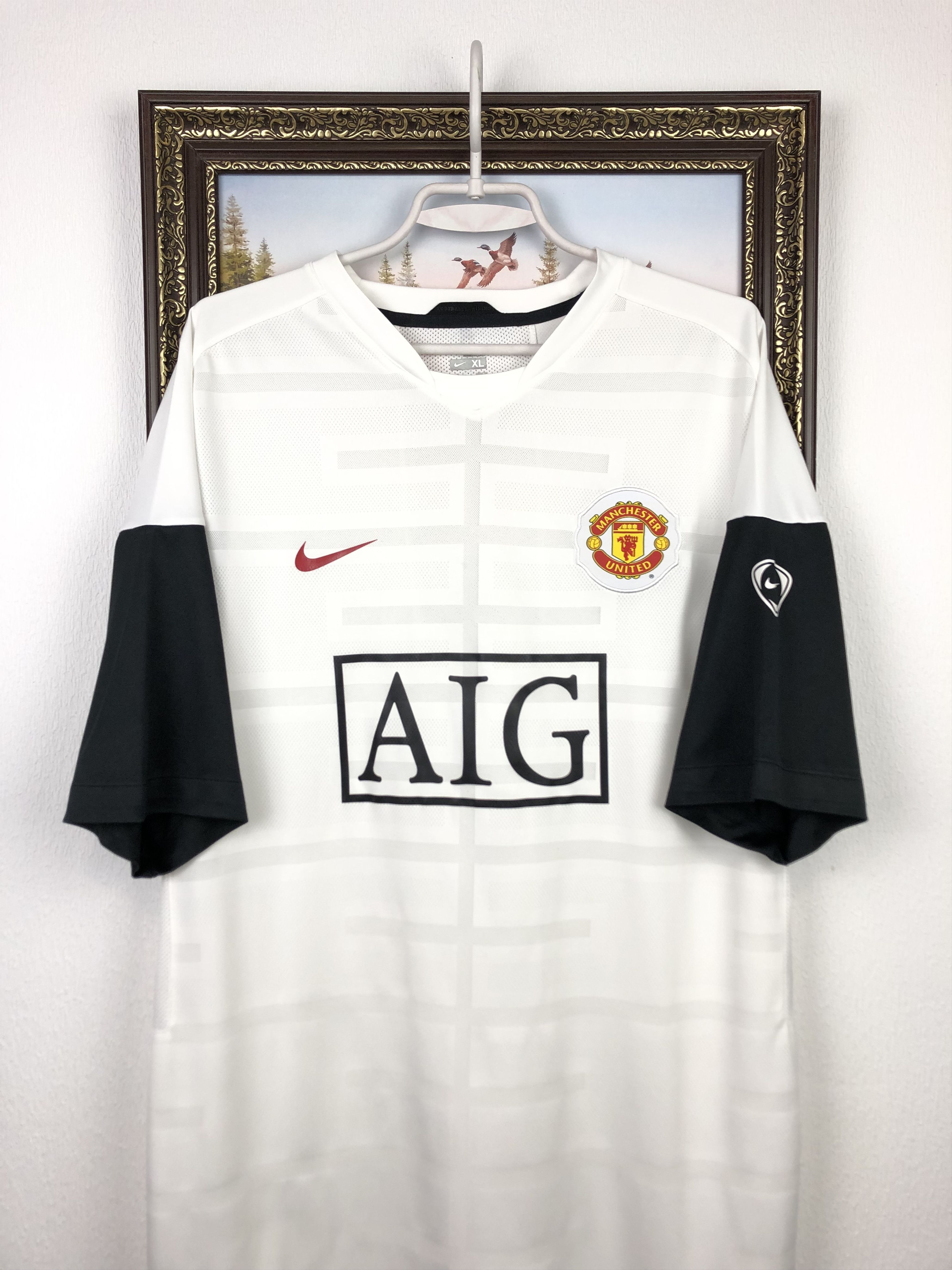 Nike Vintage Manchester United Football Shirt Jersey Tee Hype Size US XL / EU 56 / 4 - 2 Thumbnail