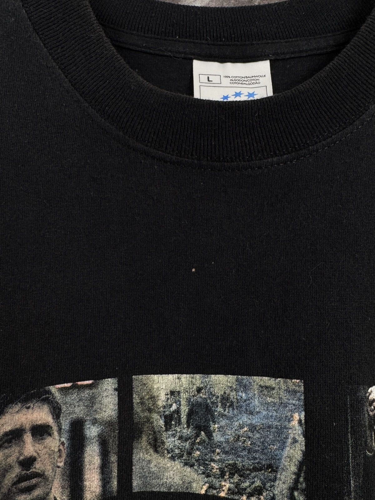 Fruit Of The Loom Believe Movie Scene Graphic T-Shirt Black Short Sleeve Tee Size US L / EU 52-54 / 3 - 6 Thumbnail
