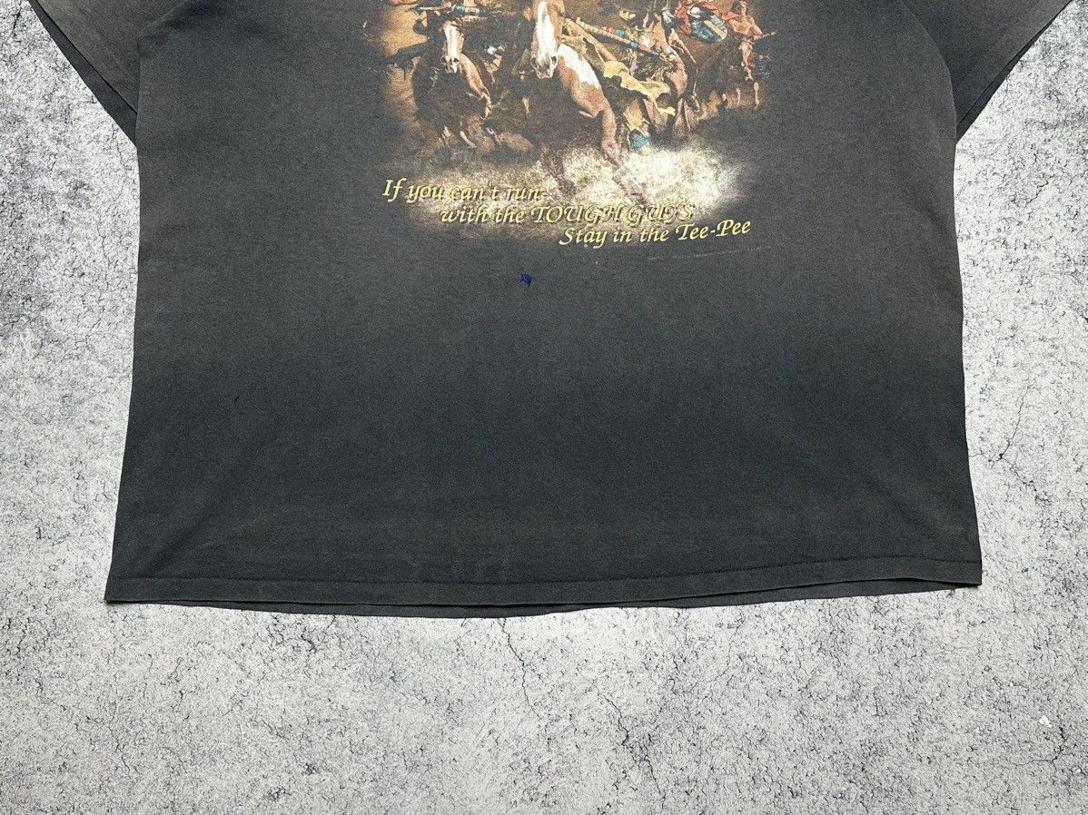 Delta Vintage Sun Faded Navajo Western Indian Graphic T-Shirt Size US XL / EU 56 / 4 - 3 Thumbnail
