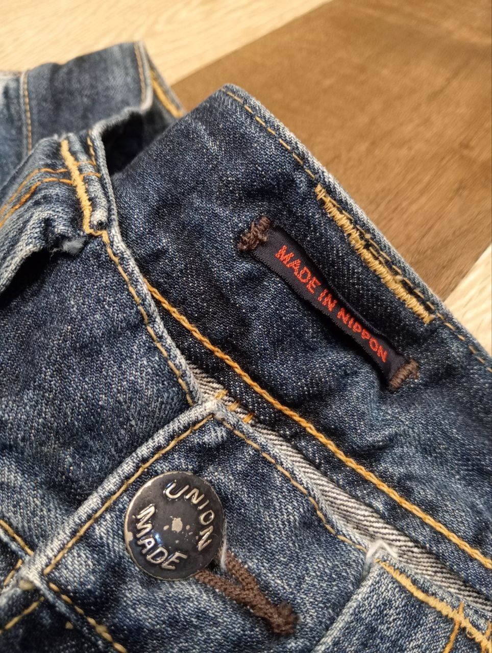 Japanese Brand BLUEWAY JAPAN UNION MADE MODERN VINTAGE WIDE BAGGY DENIM Size US 30 / EU 46 - 7 Thumbnail