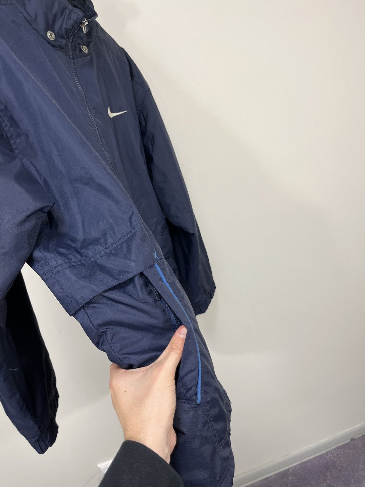 Nike Vintage Nike Big Swoosh Embroidered Logo Retro Hype Jacket Size US M / EU 48-50 / 2 - 10 Thumbnail