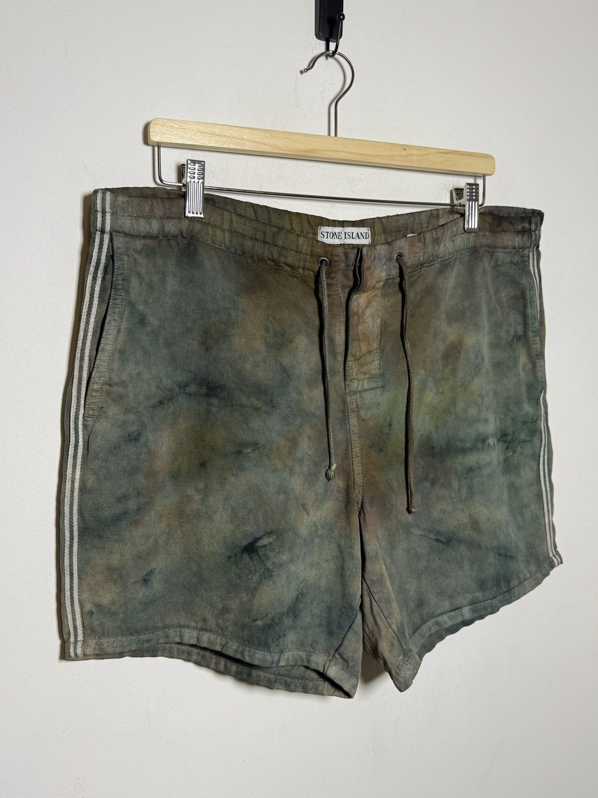 Stone Island vintage archive Hand-dyed Stone Island cotton shorts Size US 34 / EU 50 - 5 Thumbnail