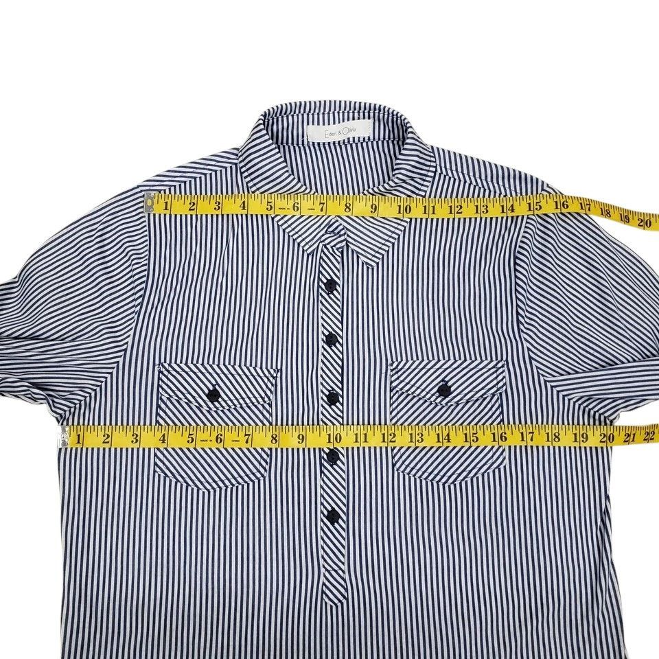 Other Eden & Olivia Popover Shirt Buttoned Pockets Roll Tab M Size M / US 6-8 / IT 42-44 - 11 Thumbnail