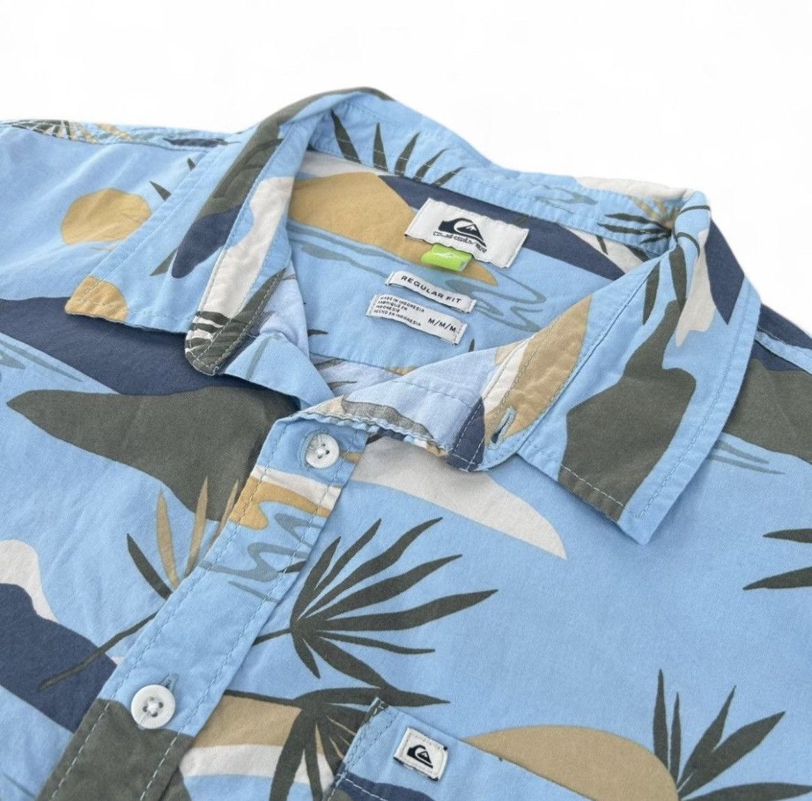 Quiksilver Quiksilver - (M) Regular Fit Short Sleeve Button Up Size US M / EU 48-50 / 2 - 2 Thumbnail