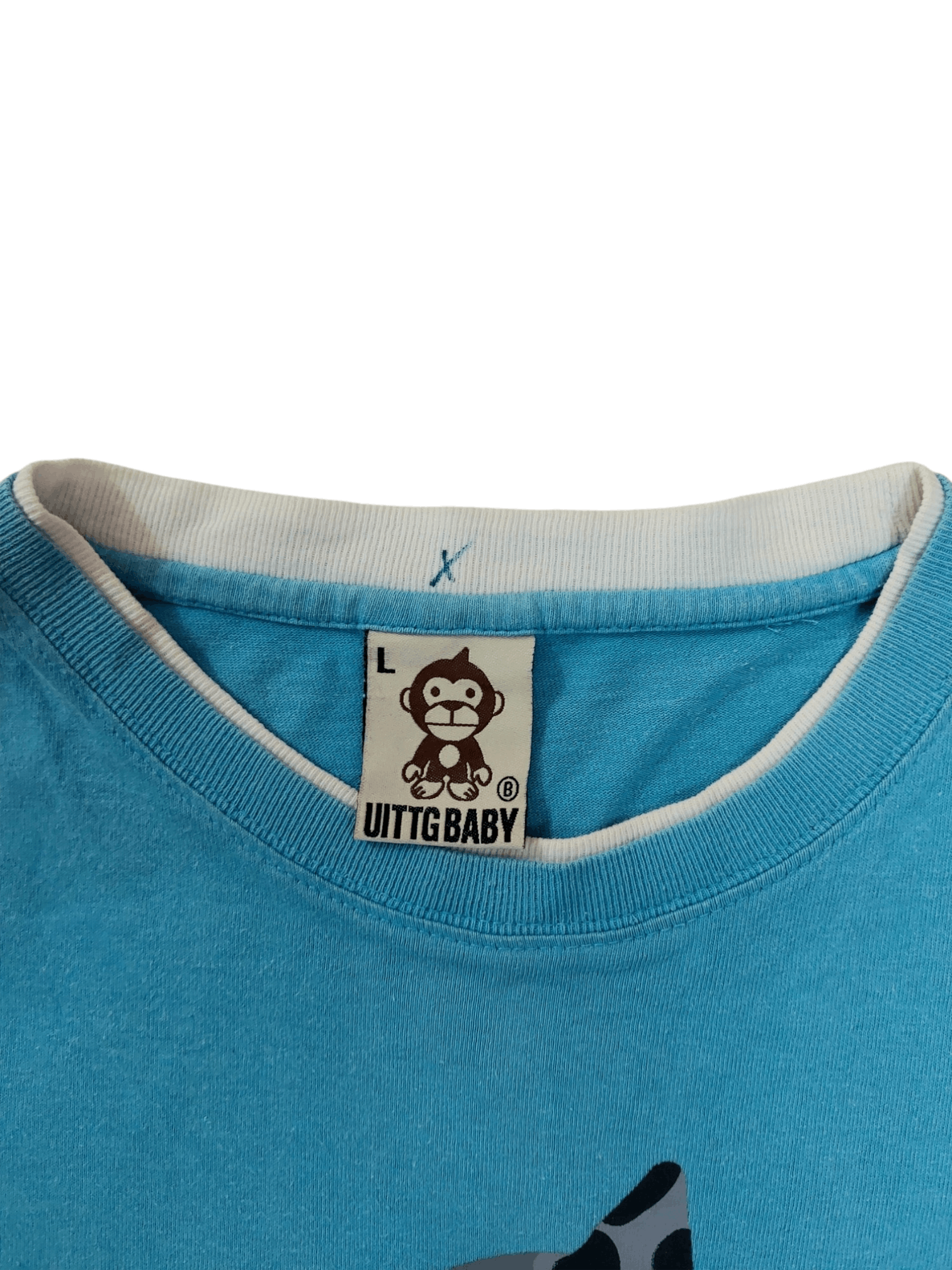 Vintage Uittg Baby Big Ape Logo T-shirt Size US L / EU 52-54 / 3 - 11 Thumbnail