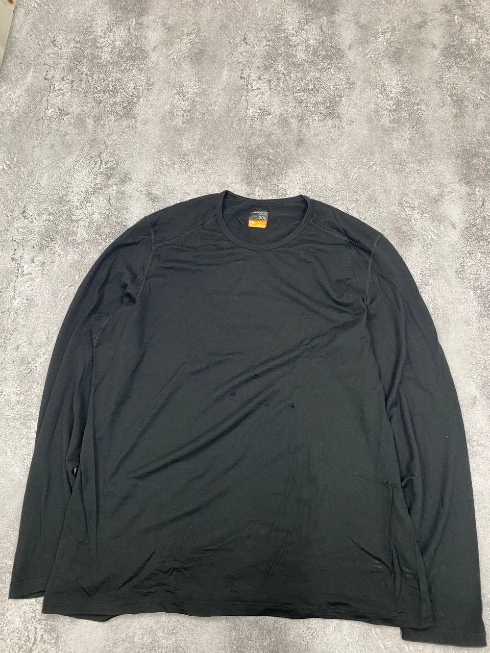 Icebreaker Icebreaker Men Merino Wool Long Sleeve Everyday 200 Black Size US XXL / EU 58 / 5 - 1 Thumbnail