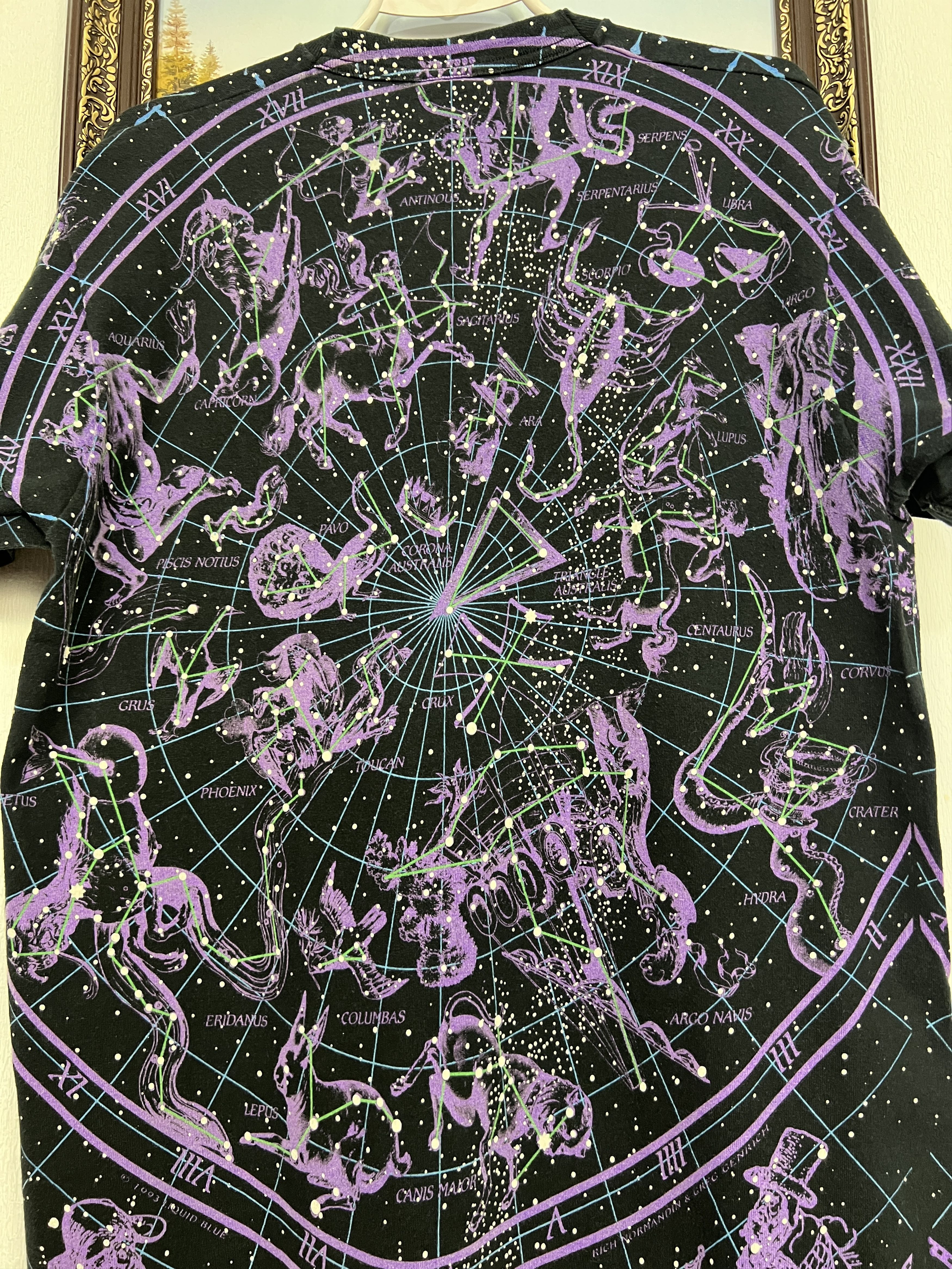 Liquid Blue Vintage 90's Liquid Blue Hemisphere Boreal Astrology Shirt Size US L / EU 52-54 / 3 - 15 Thumbnail