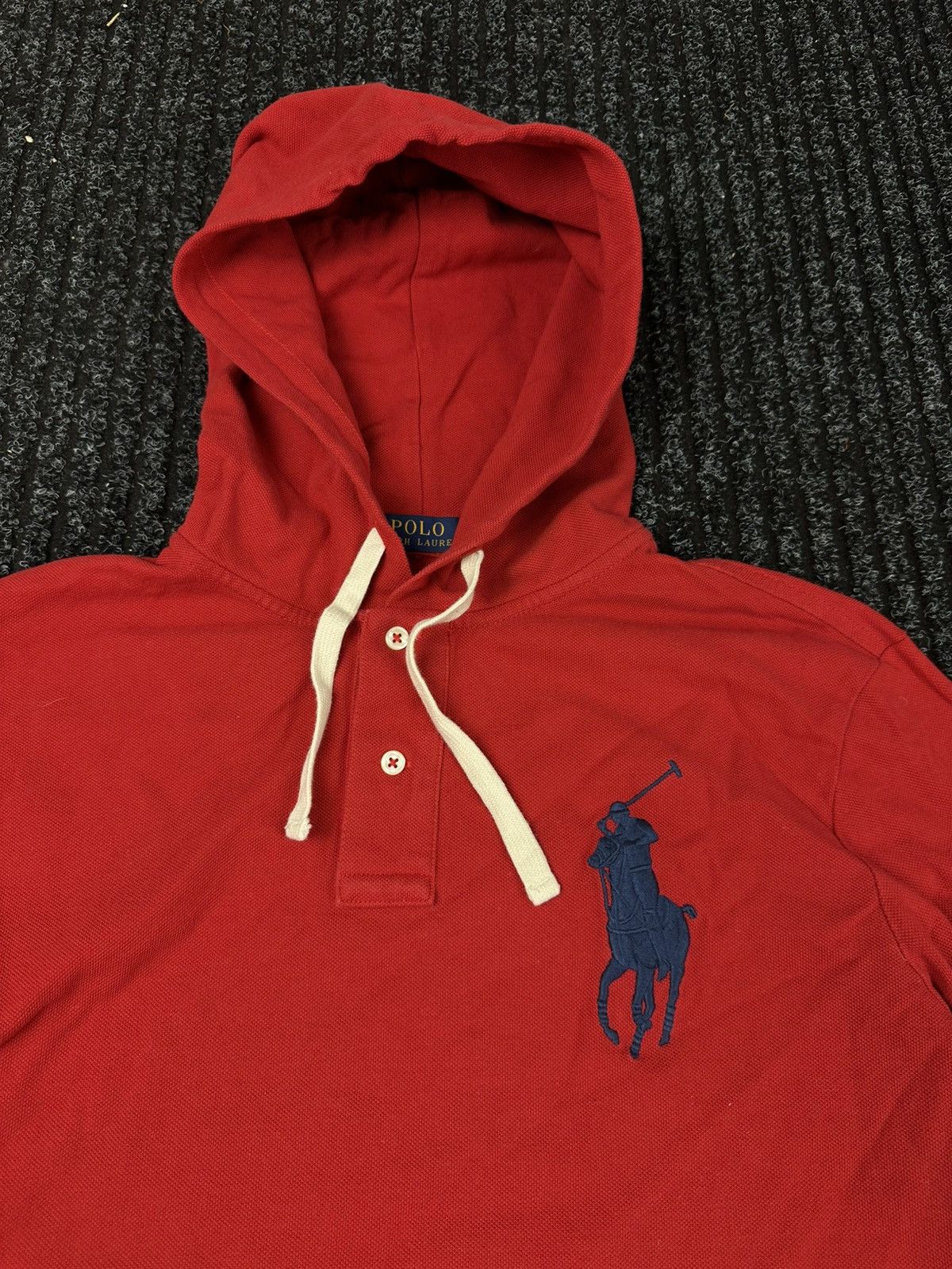 Polo Ralph Lauren Polo Ralph Lauren #3 Red Hoodie Streetwear Y2K Size US M / EU 48-50 / 2 - 3 Thumbnail