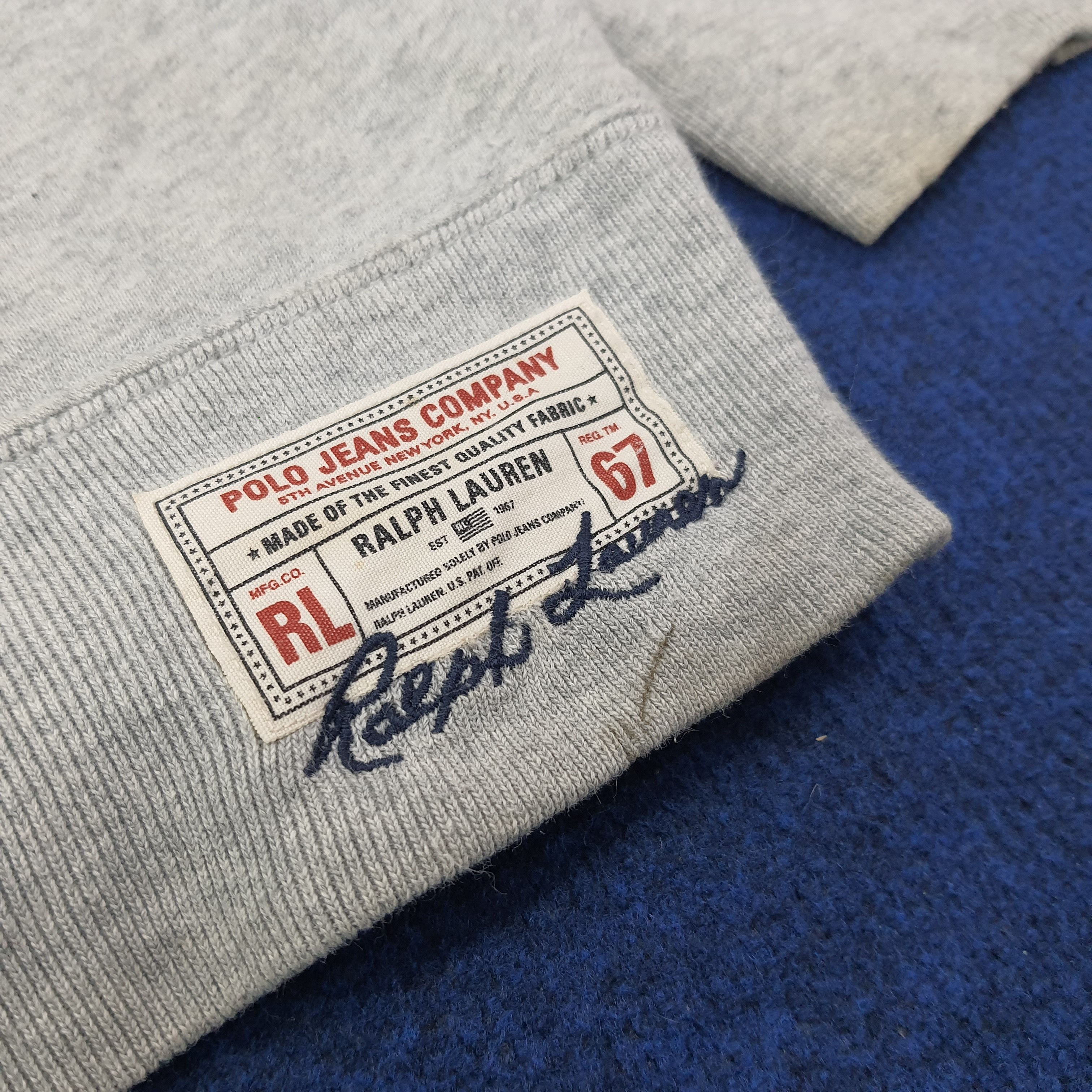 Polo Ralph Lauren Vintage Polo Jeans Ralph Lauren Company Sweatshirt C266N9 Size US XL / EU 56 / 4 - 3 Thumbnail