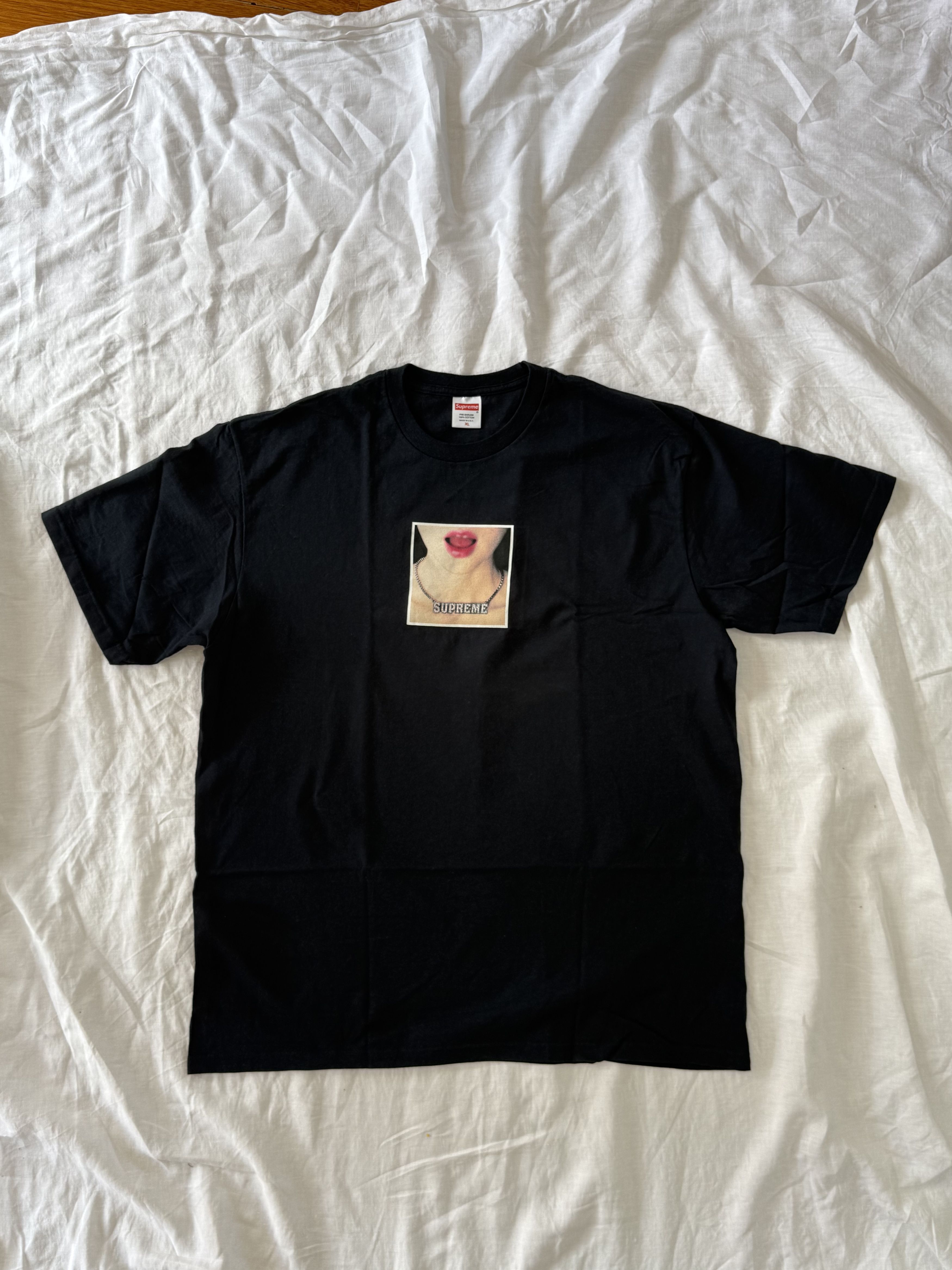Supreme Supreme Necklace Tee - Navy - SS18 Size US XL / EU 56 / 4 - 2 Thumbnail