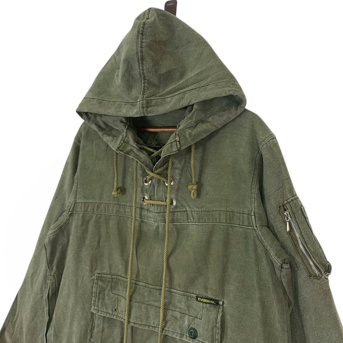 Other × Vintage Vintage Japanese Brand Even River Anorak Hoodie Jacket Size US L / EU 52-54 / 3 - 4 Thumbnail