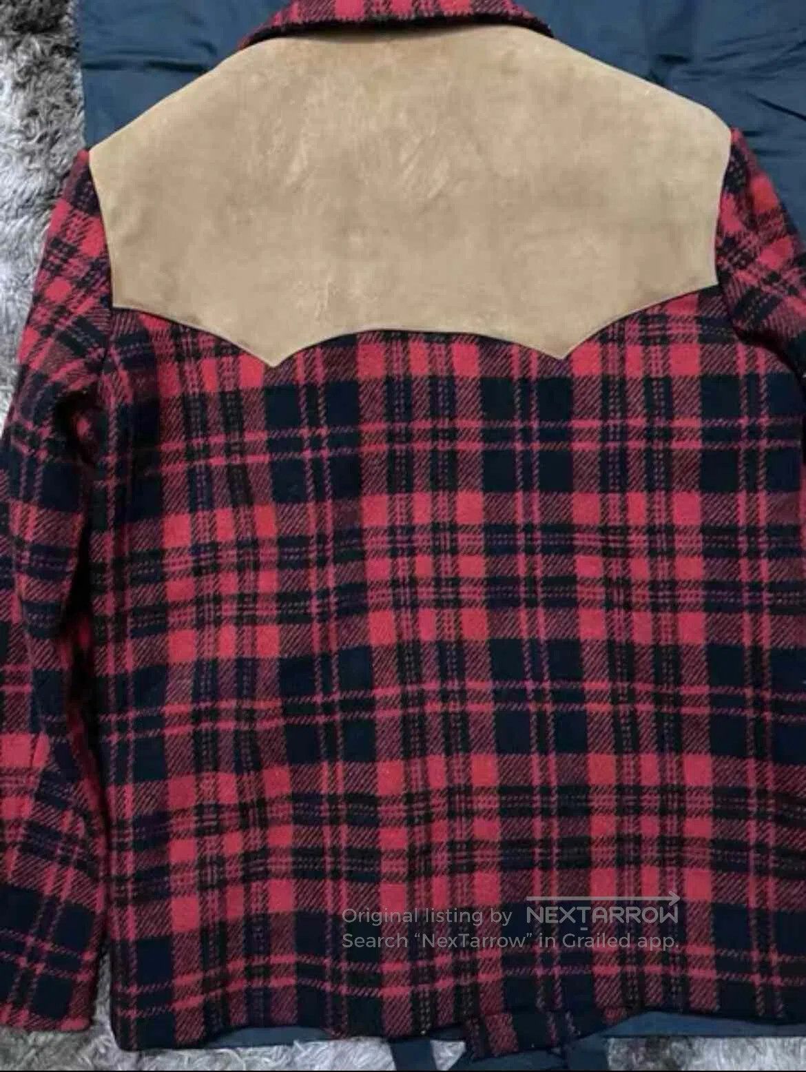 Saint Laurent Paris SAINT LAURENT Red Black Plaid Jacket. Size US M / EU 48-50 / 2 - 2 Thumbnail