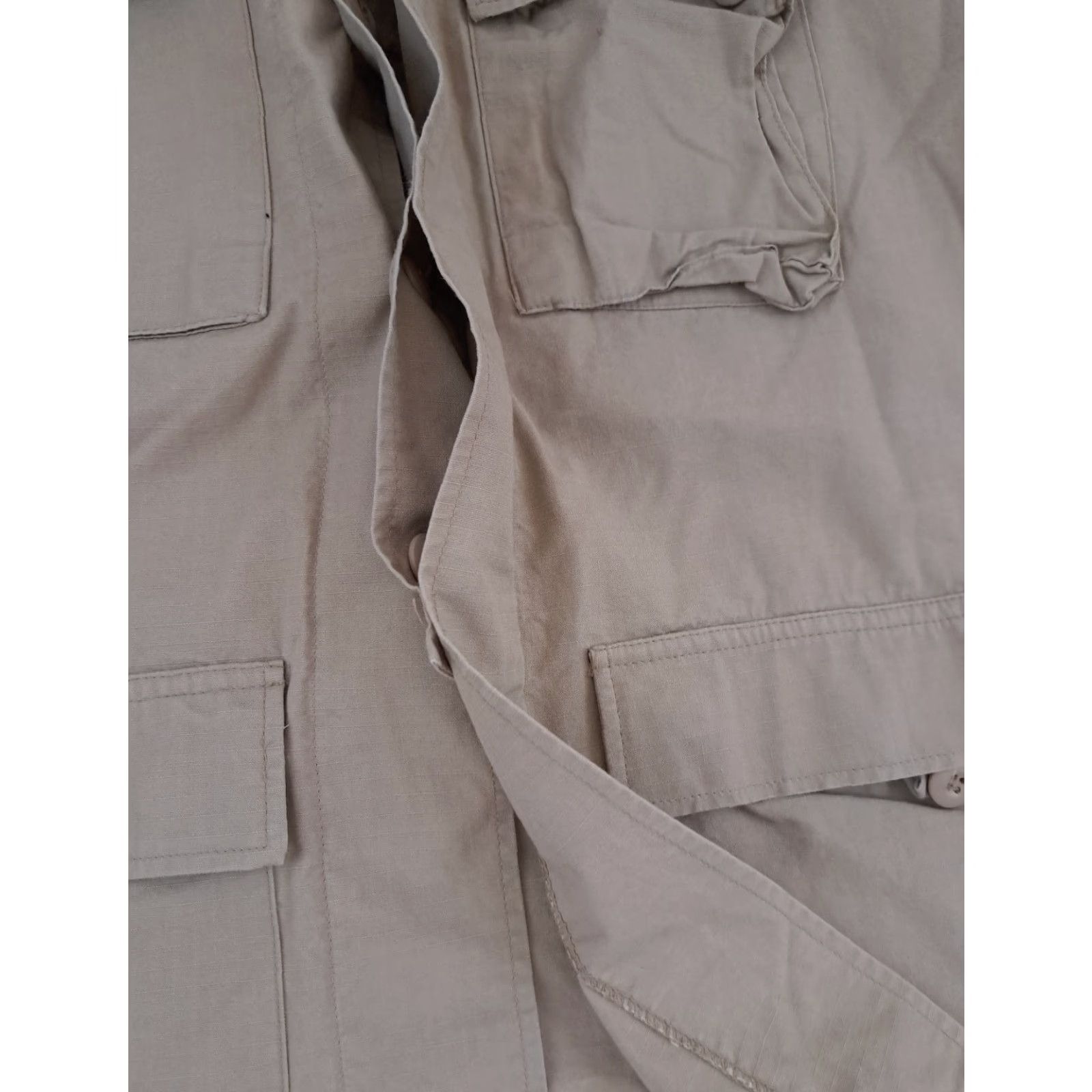 Propper VINTAGE PROPPER Military Jacket Coat Long XL Beige Cotton Button Mens Size US XL / EU 56 / 4 - 7 Thumbnail