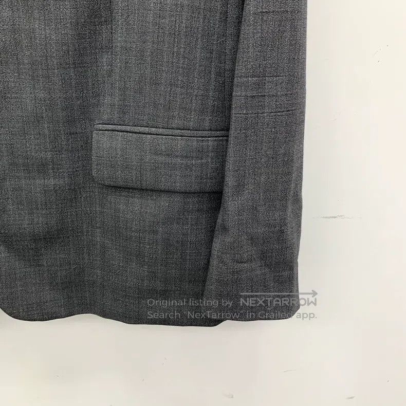 Balenciaga Balenciaga Dark Gray Striped Wool Reversible Single Breast Size US S / EU 44-46 / 1 - 4 Thumbnail