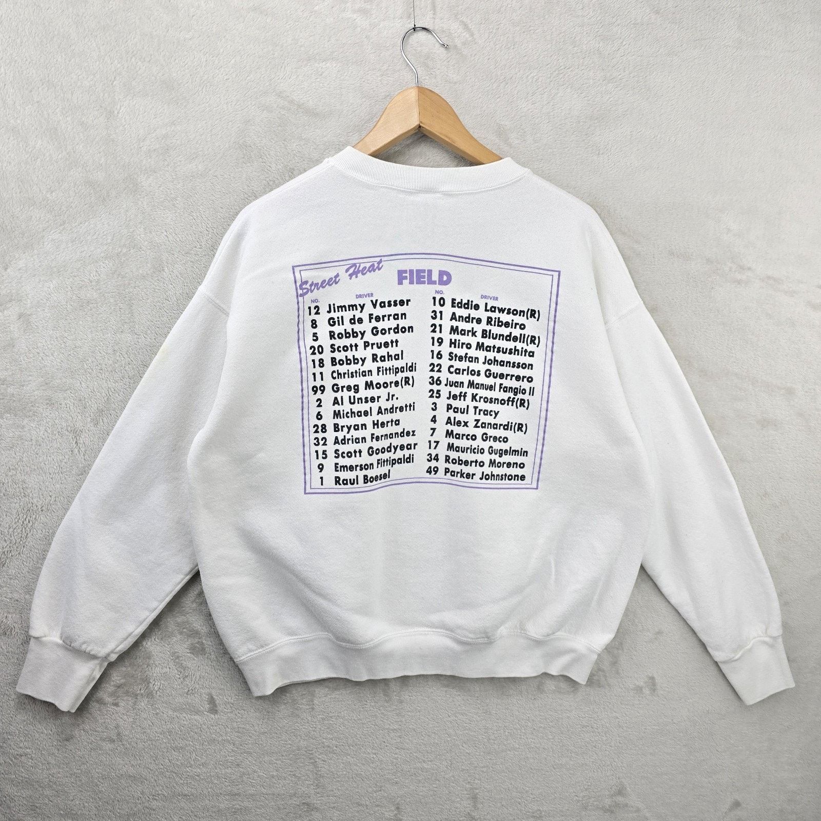 Fruit Of The Loom Vintage Long Beach Street Heat 1996 Sweatshirt Large 90s Size US L / EU 52-54 / 3 - 8 Thumbnail