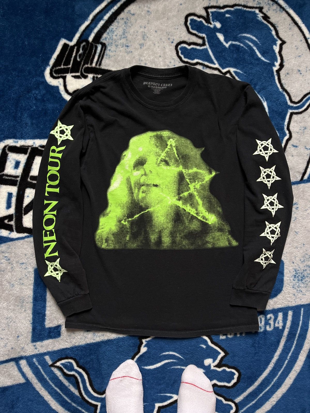 Playboi Carti Playboi Carti Neon Tour Anarchy Long Sleeve Tee M Size US M / EU 48-50 / 2 - 12 Thumbnail