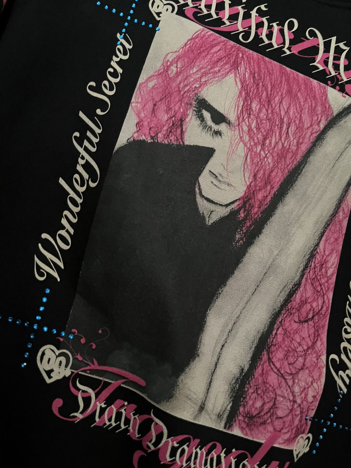 Drain Gang × Sad Boys 1of1Bladee Martyr Tour Rhinestone Crewneck (UPSIDE DOWN TAG) Size US M / EU 48-50 / 2 - 11 Thumbnail